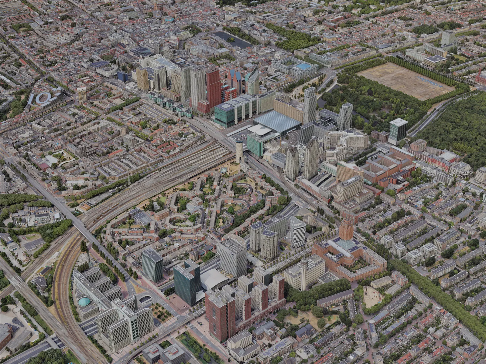 Hague City, Netherlands (2023) 3D Model main preview