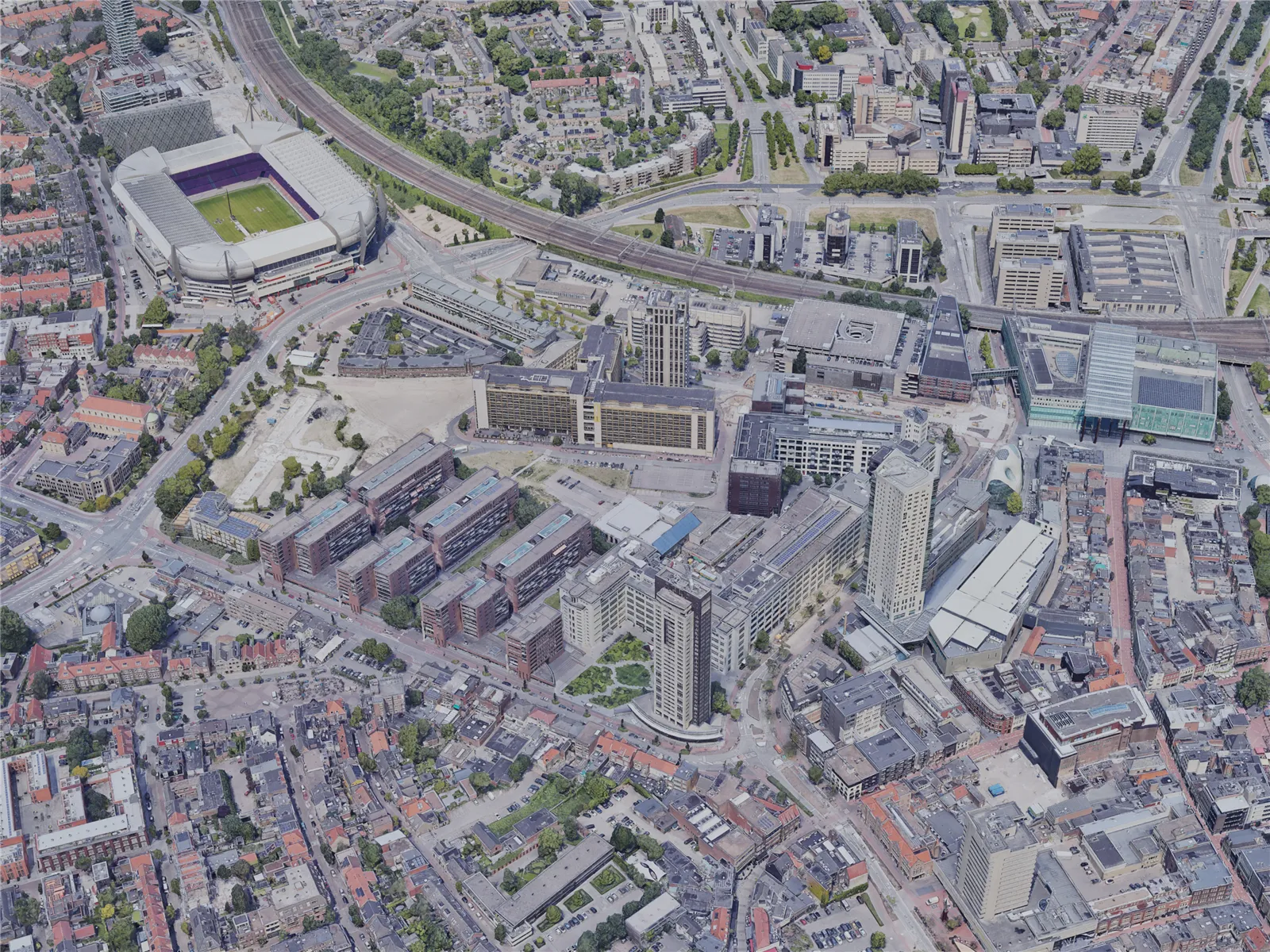 Eindhoven City, Netherlands (2022) 3D Model main preview