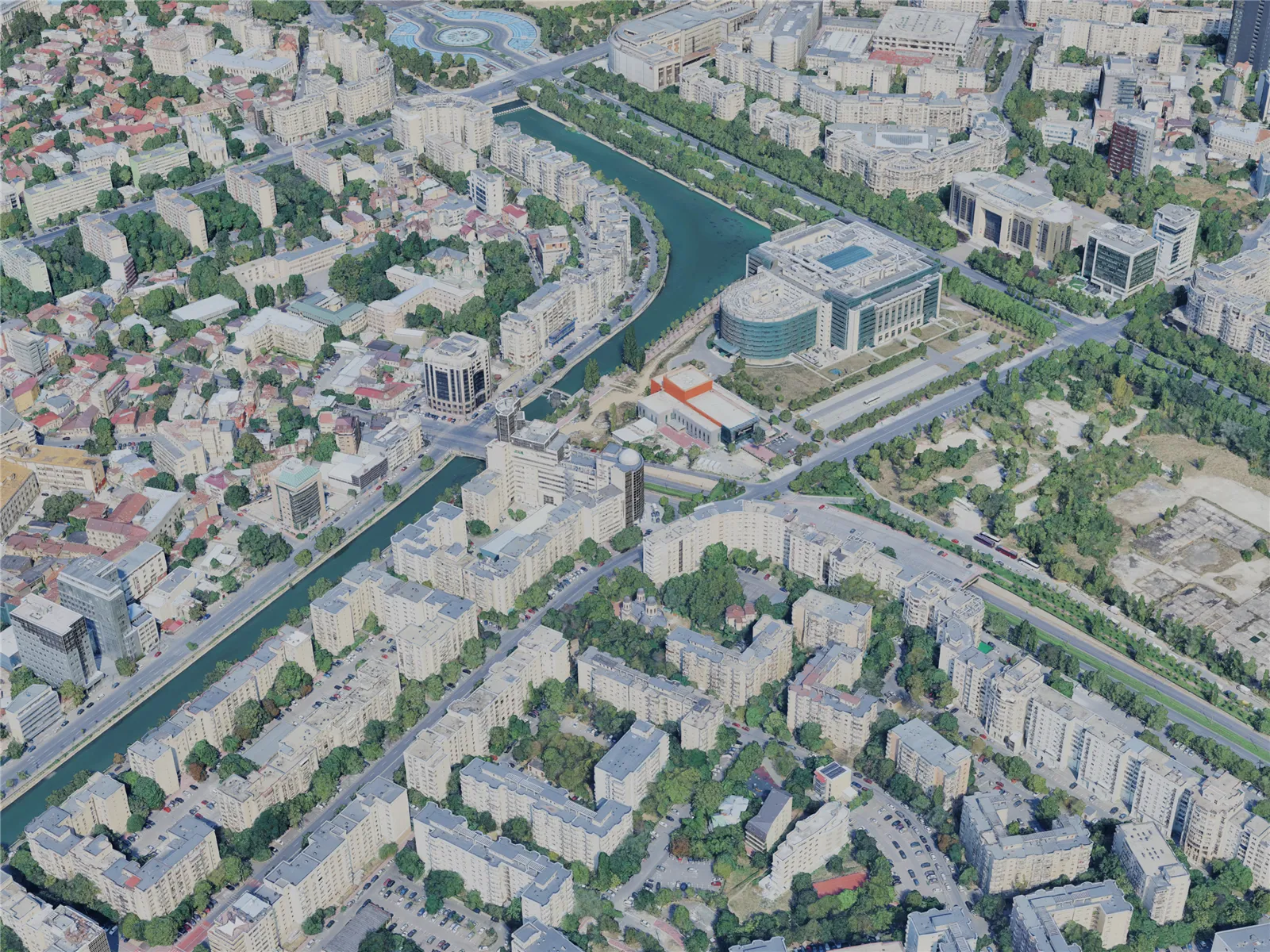 Bucharest City, Romania (2023) 3D Model main preview