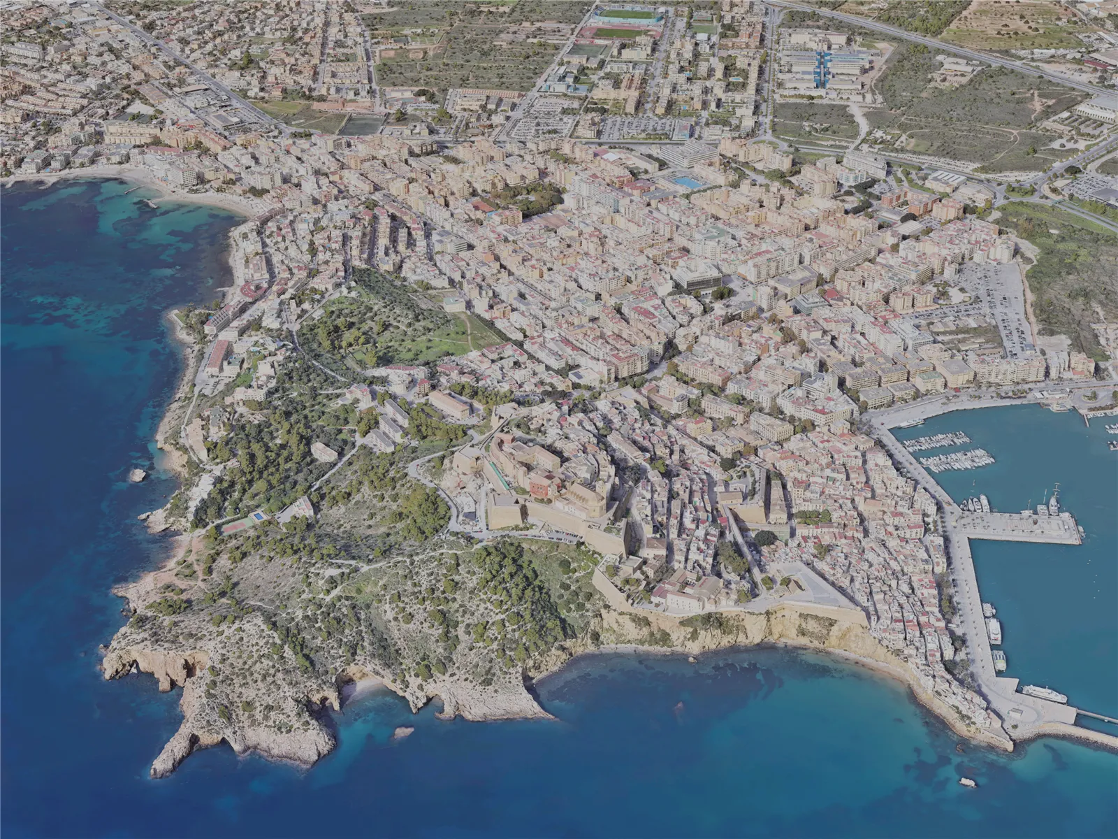 Ibiza City, Spain (2023) 3D Model main preview