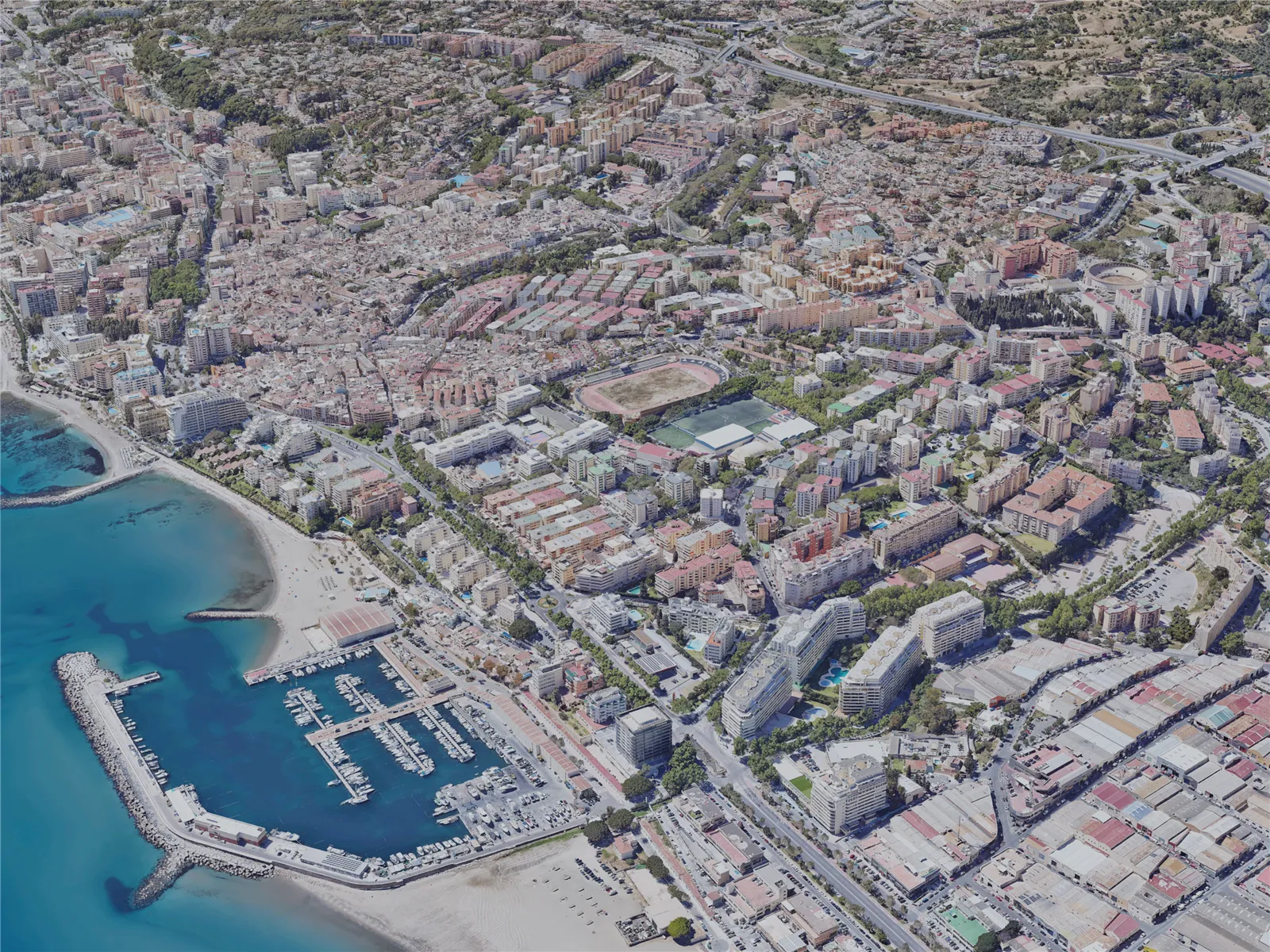 Marbella City, Spain (2023) 3D Model main preview