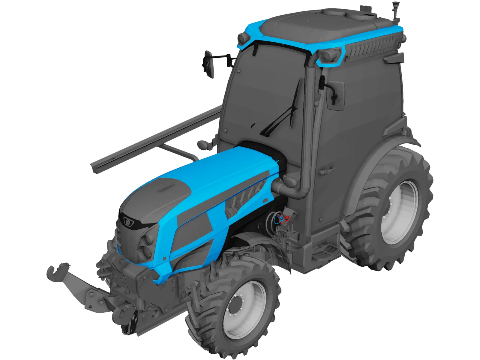 Landini REX 4 GT 3D Model main preview