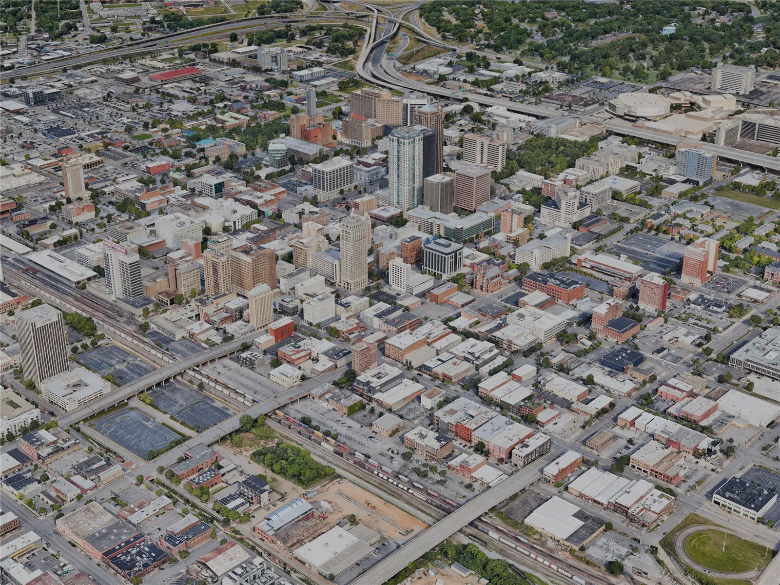 Birmingham City, AL, USA (2023) 3D Model main preview