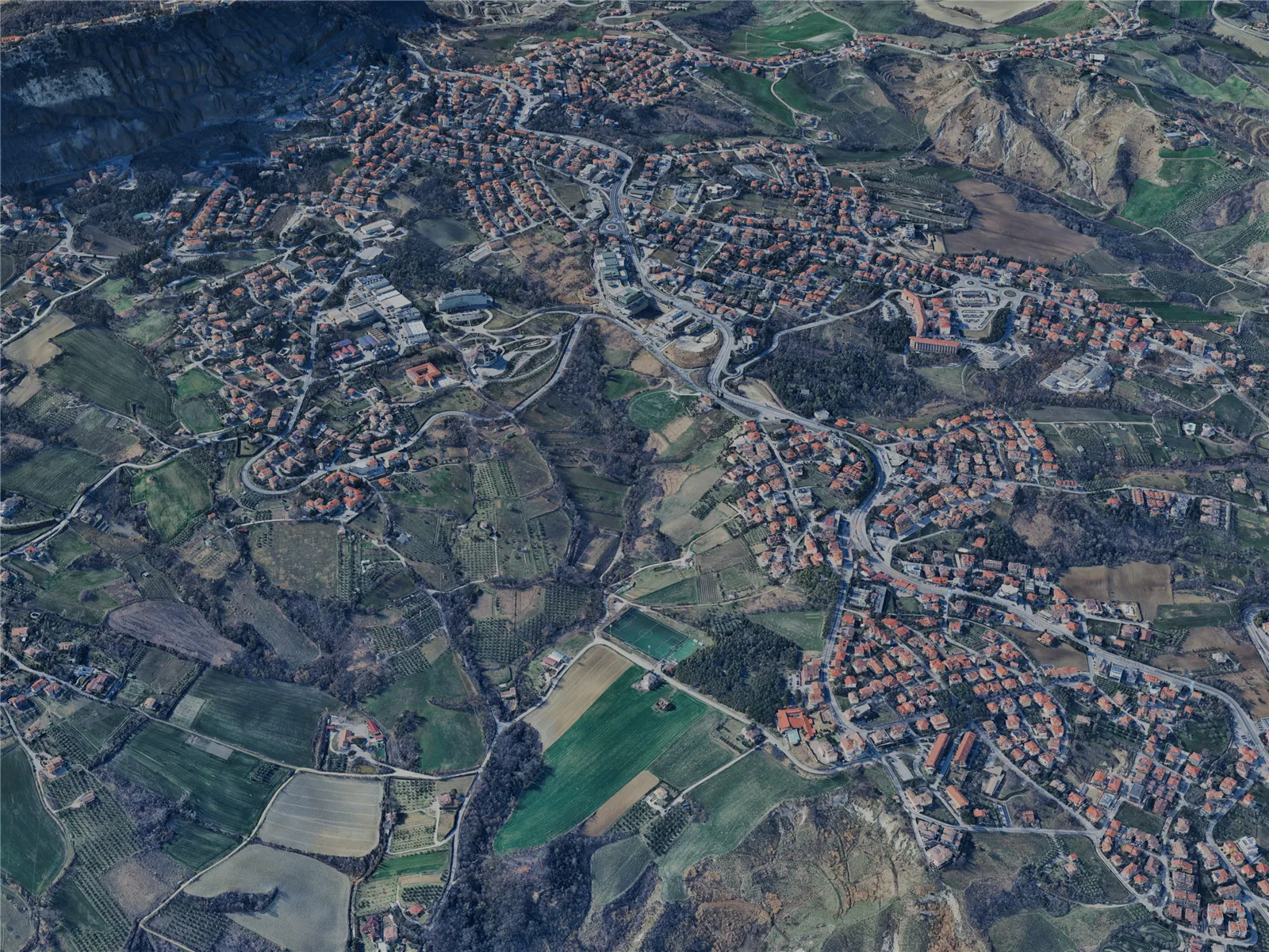 San Marino City, Italy (2024) 3D Model main preview