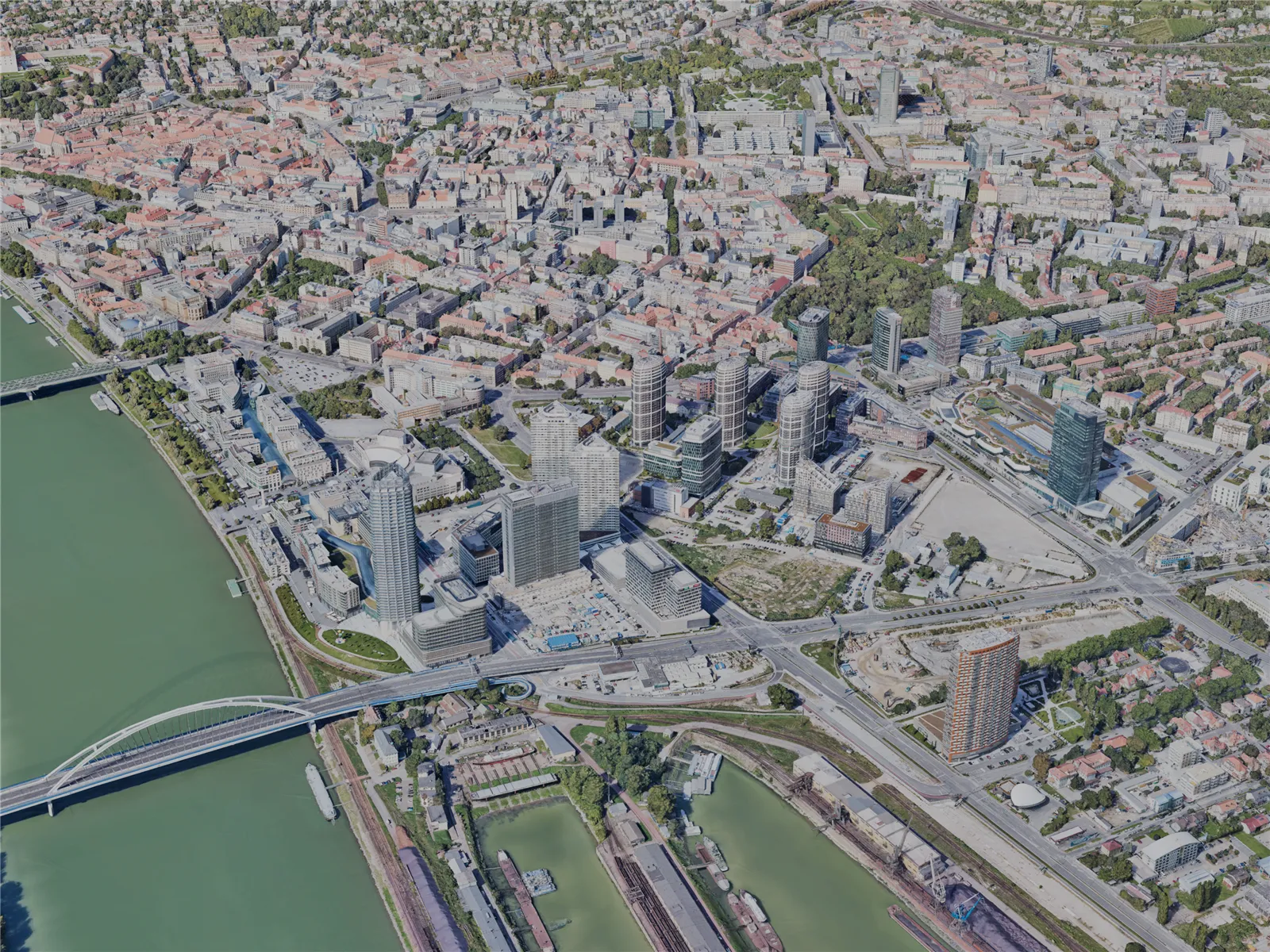 Bratislava City, Slovakia (2023) 3D Model main preview
