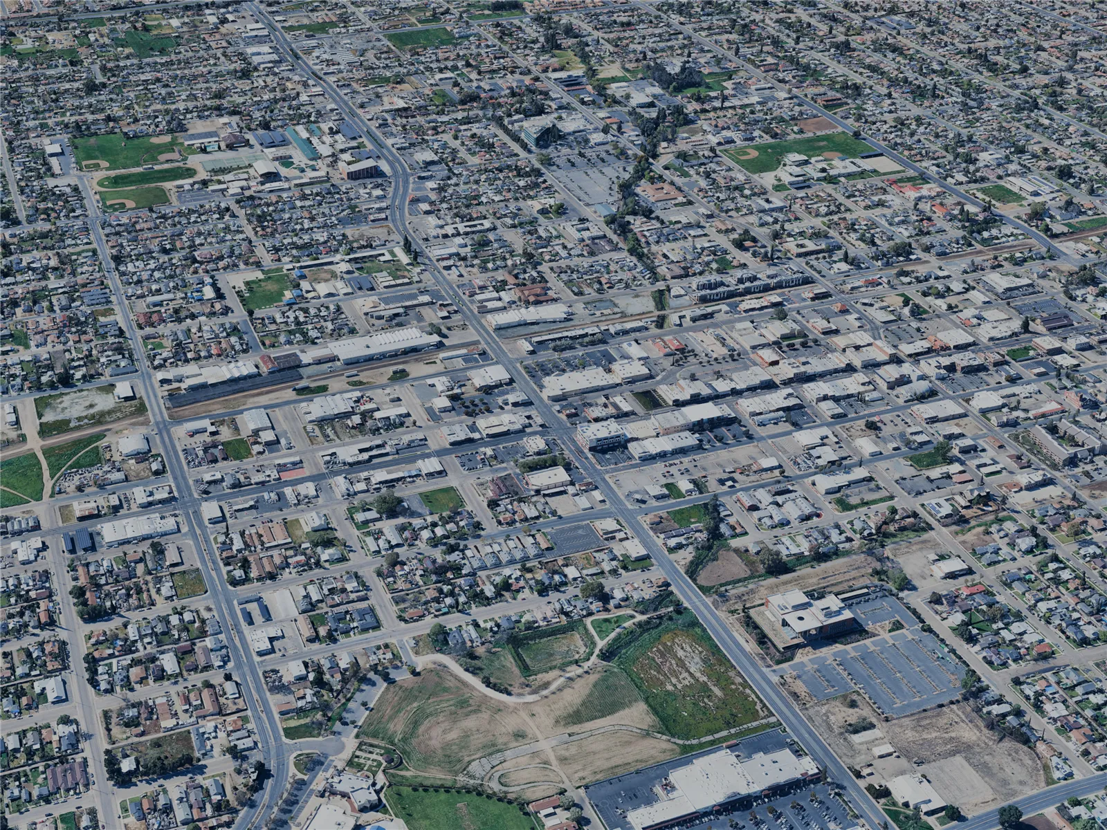 Porterville City, CA, USA (2023) 3D Model main preview