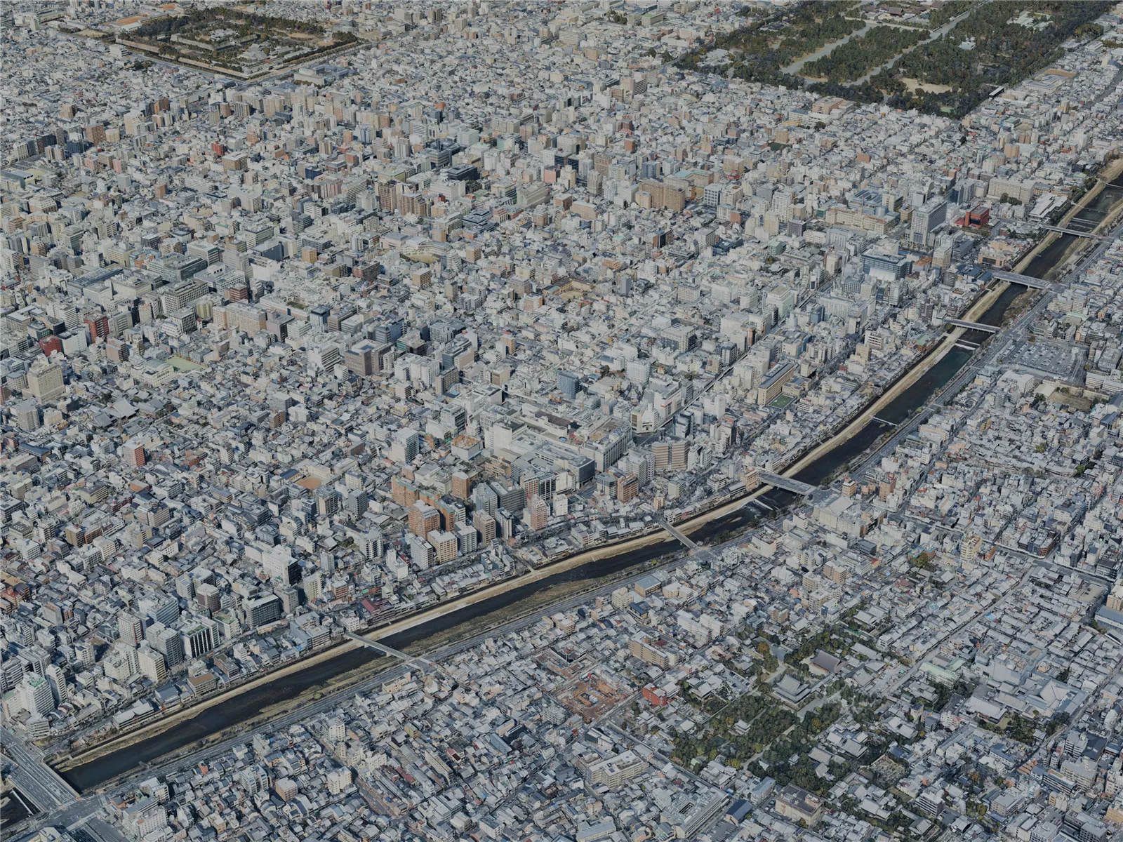 Kyoto City, Japan (2024) 3D Model main preview