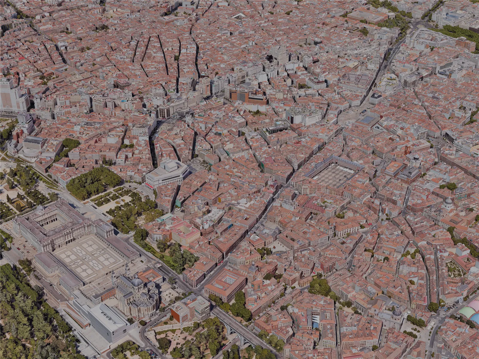 Madrid City, Spain (2023) 3D Model main preview