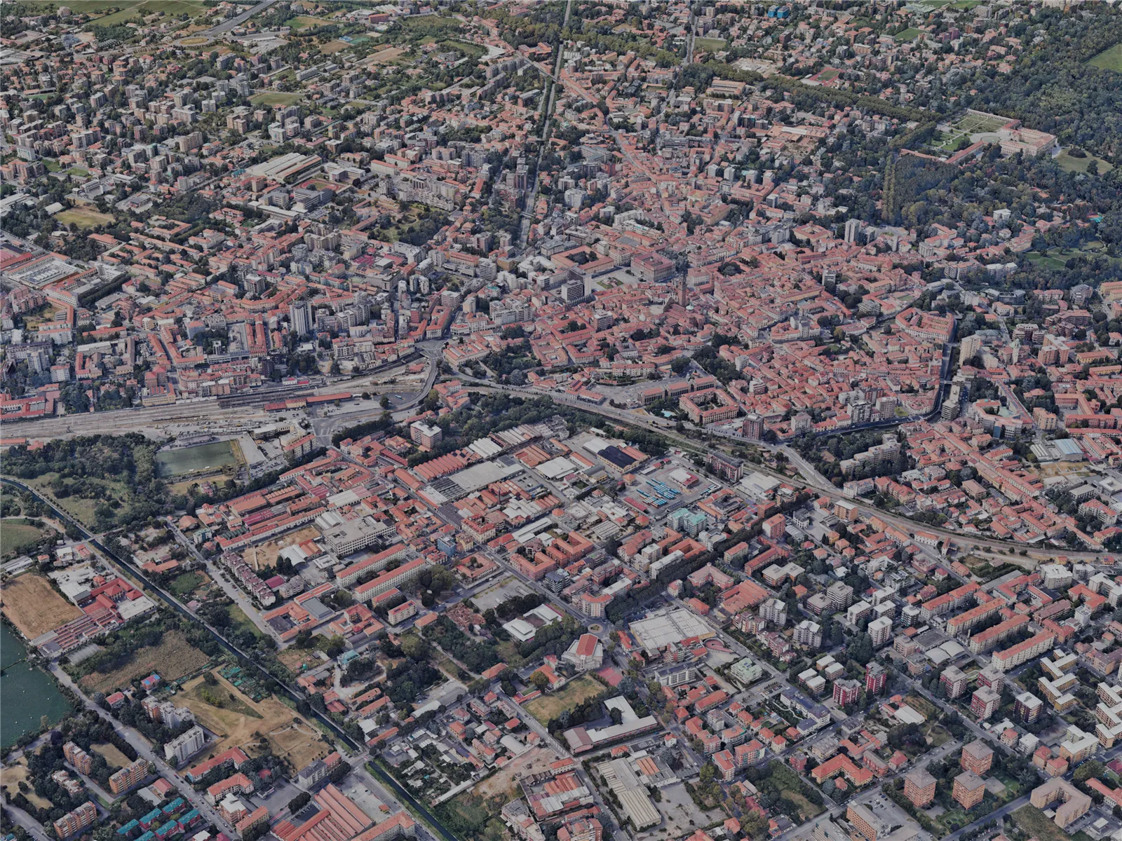 Monza City, Italy (2023) 3D Model main preview