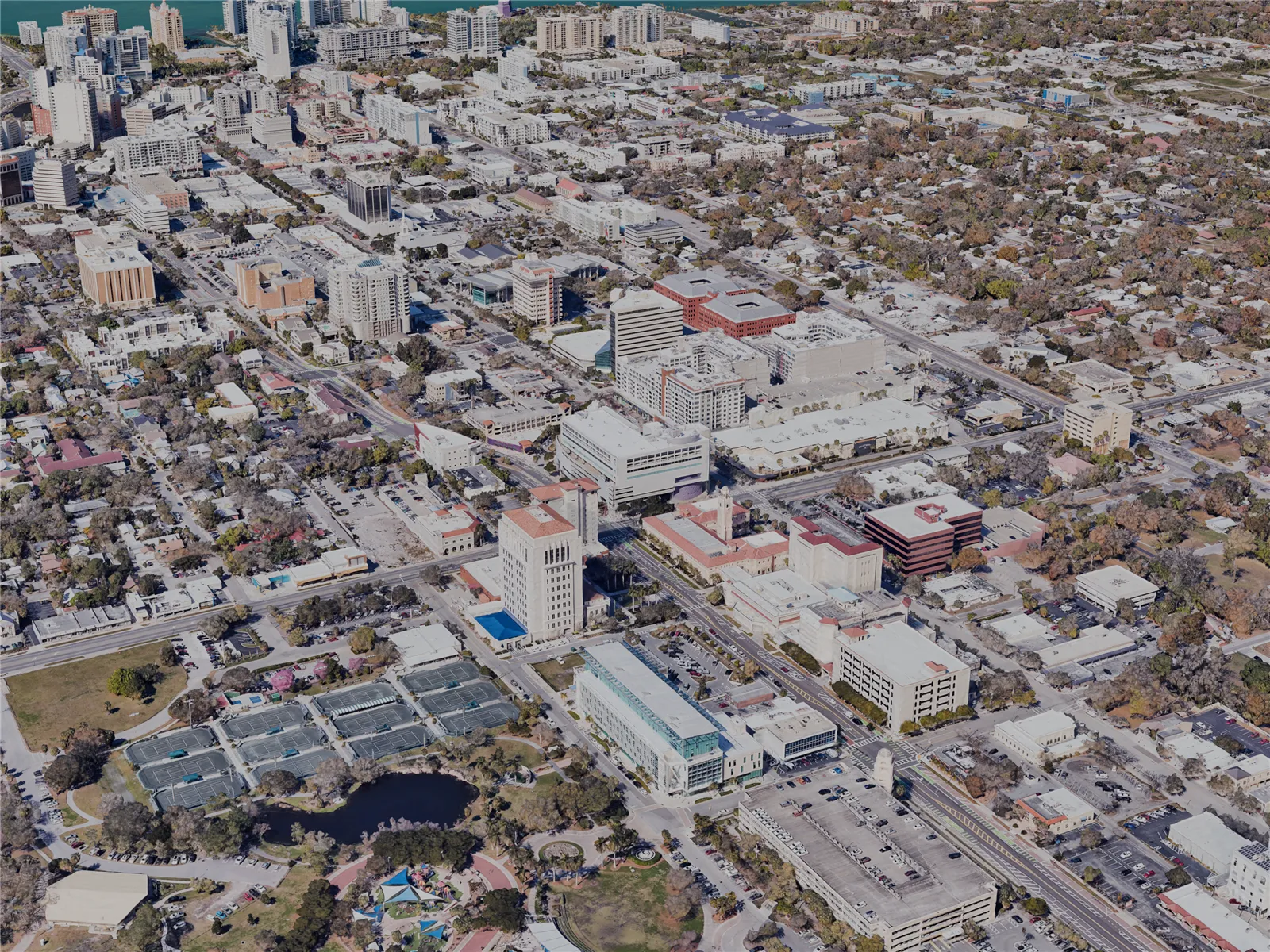 Sarasota City, FL, USA (2024) 3D Model main preview