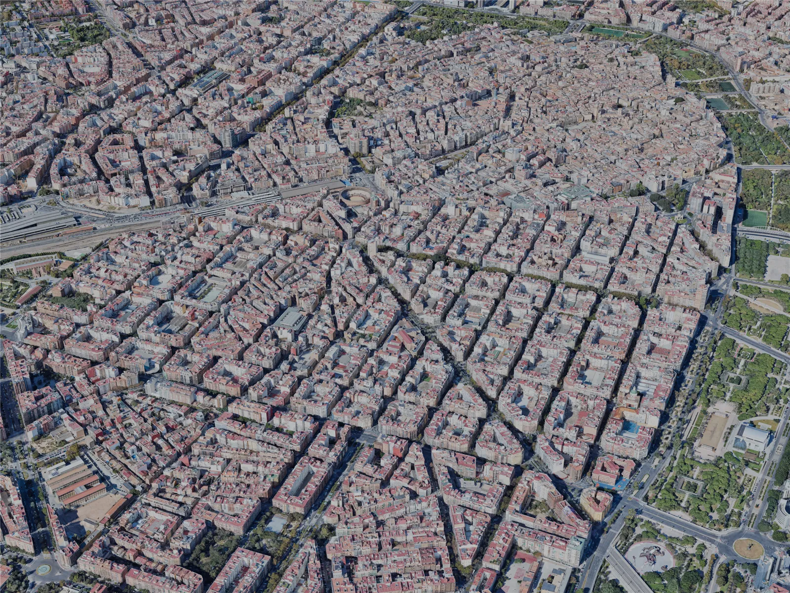 Valencia City, Spain (2024) 3D Model main preview