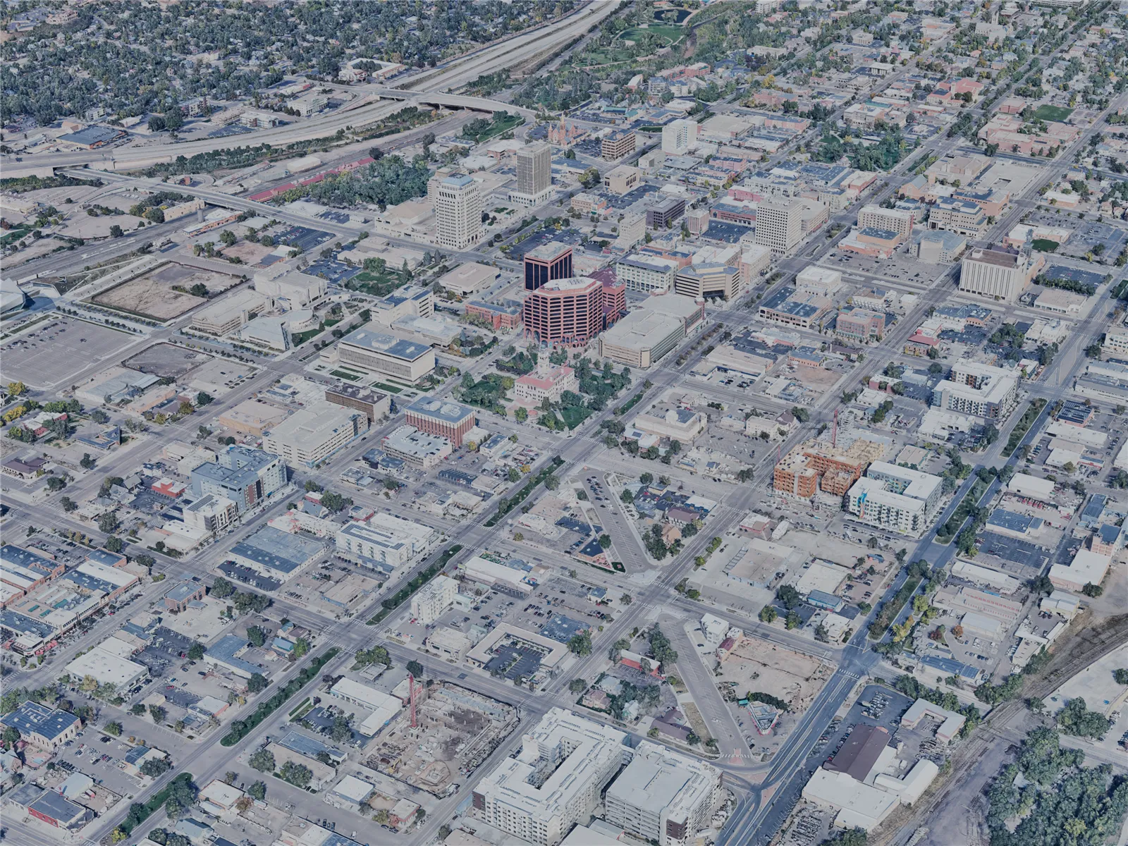 Colorado Springs City, USA (2024) 3D Model main preview