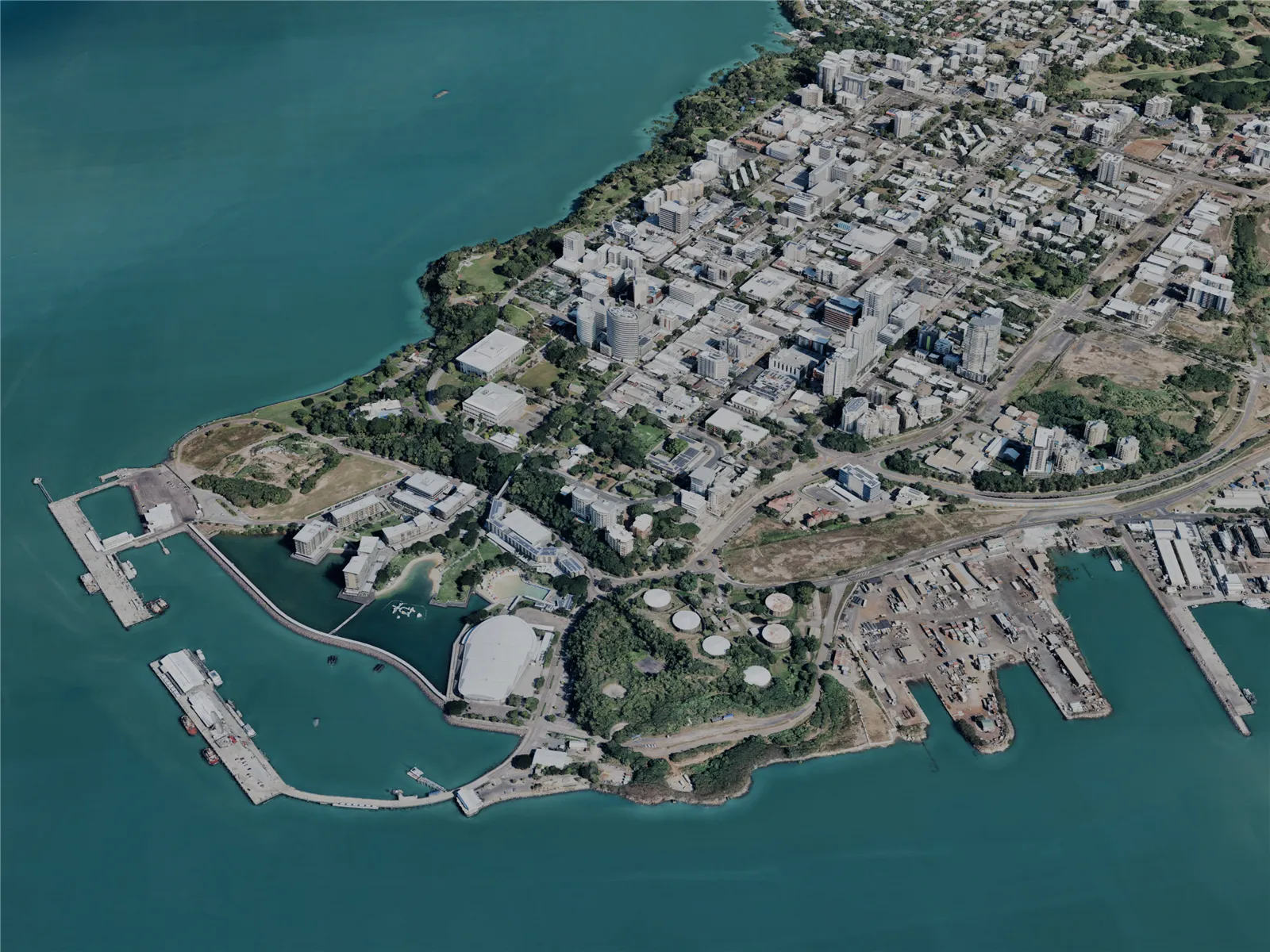 Darwin City, Australia (2022) 3D Model main preview