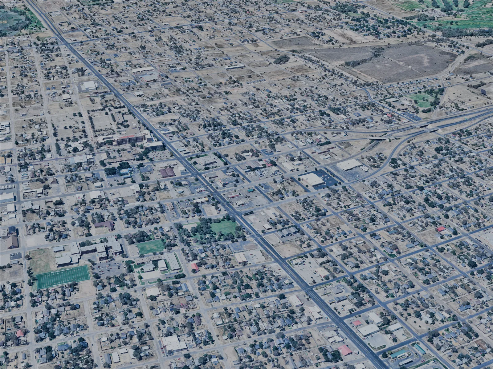 Amarillo City, USA (2023) 3D Model main preview