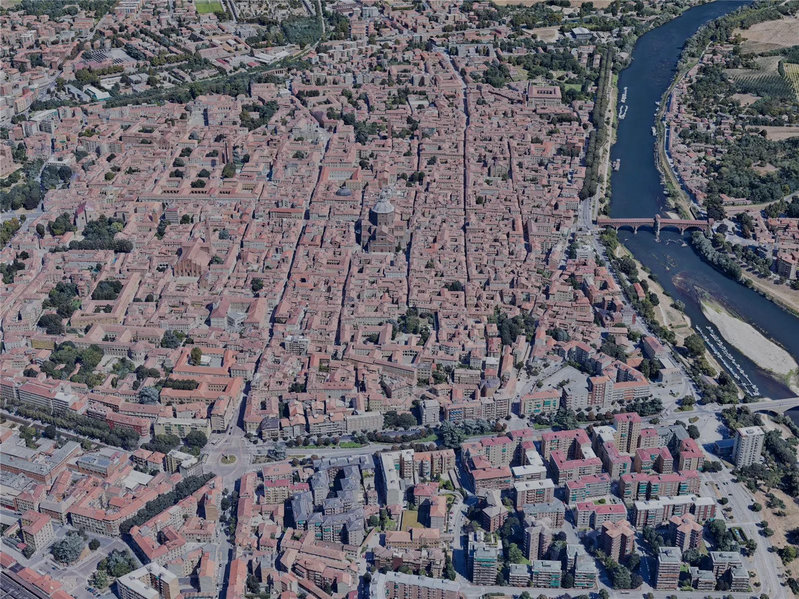 Pavia City, Italy (2023) 3D Model main preview