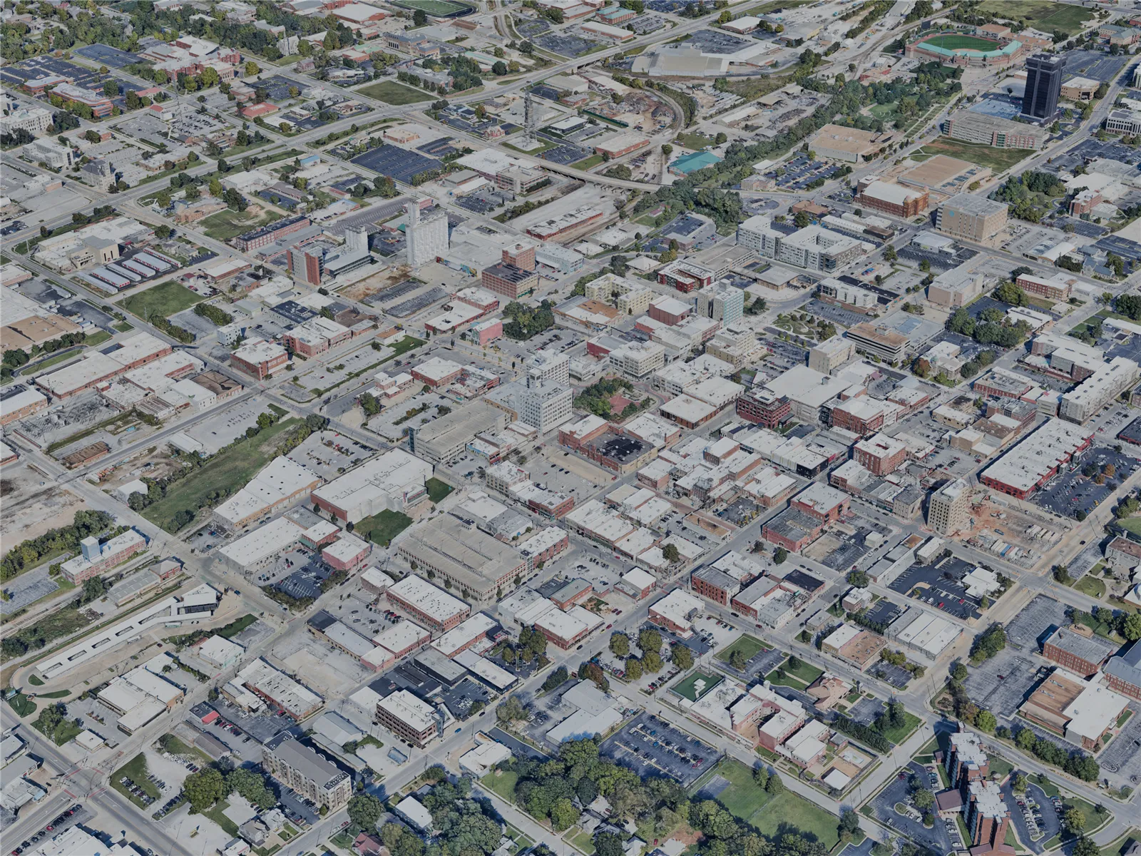 Springfield City, MO, USA (2024) 3D Model main preview