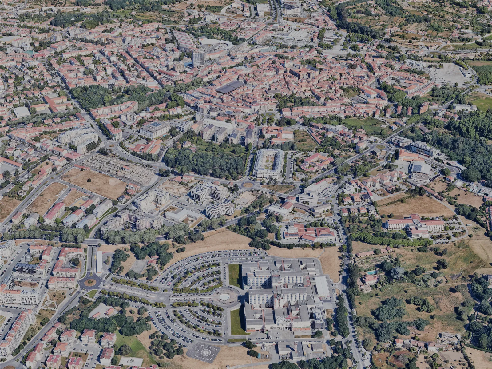 Viseu City, Portugal (2023) 3D Model main preview