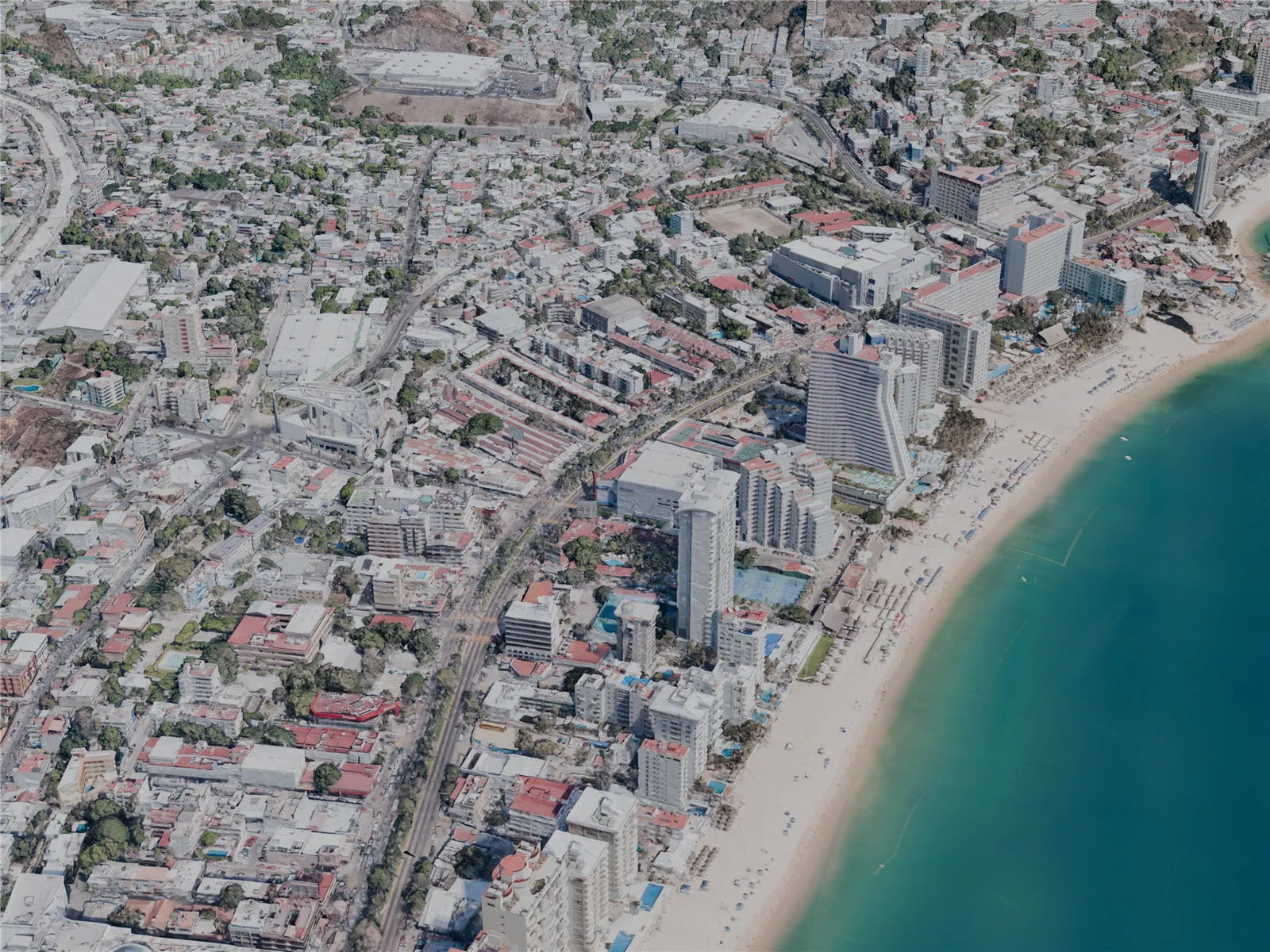 Acapulco City, Mexico (2022) 3D Model main preview