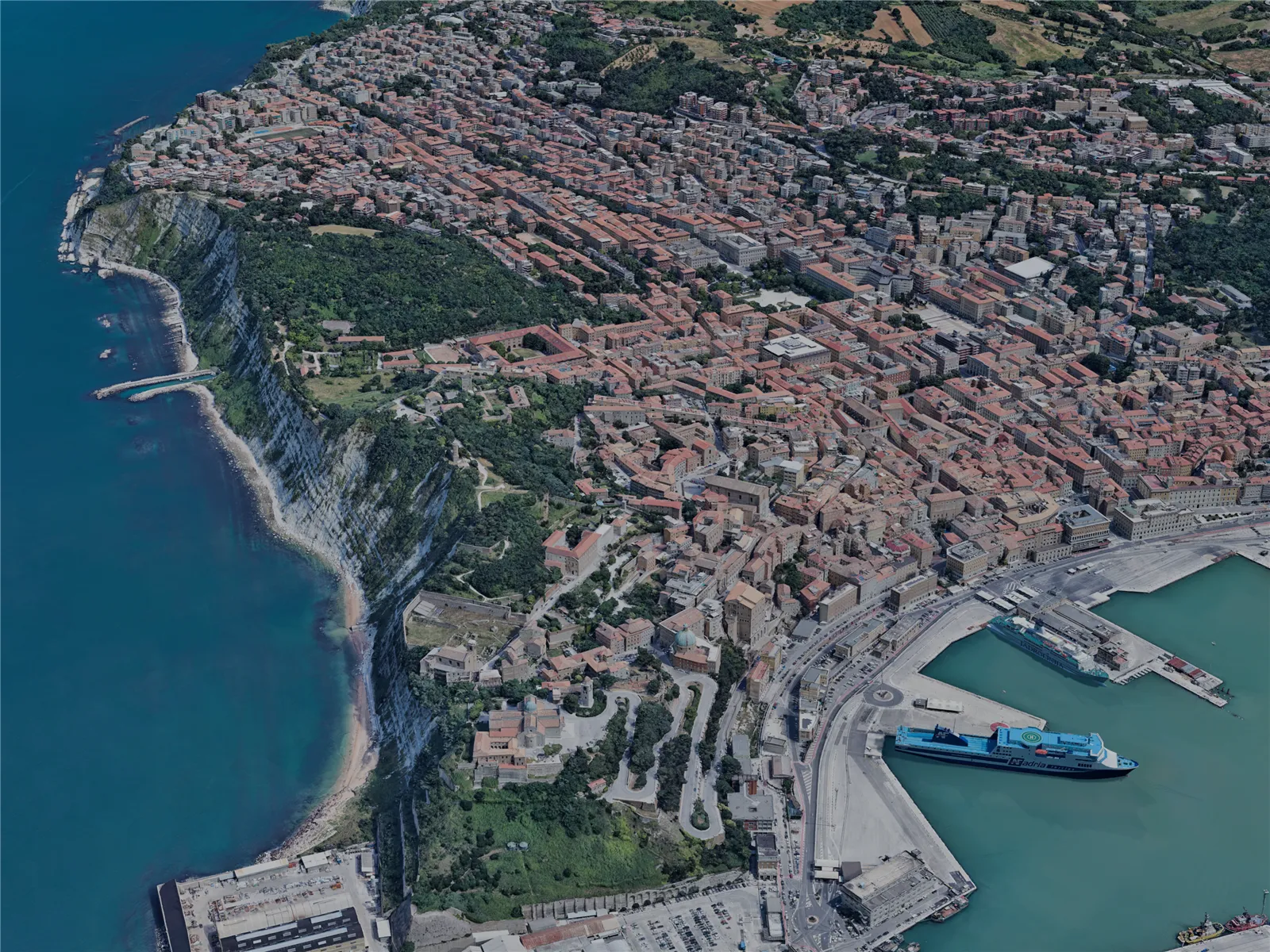 Ancona City, Italy (2023) 3D Model main preview