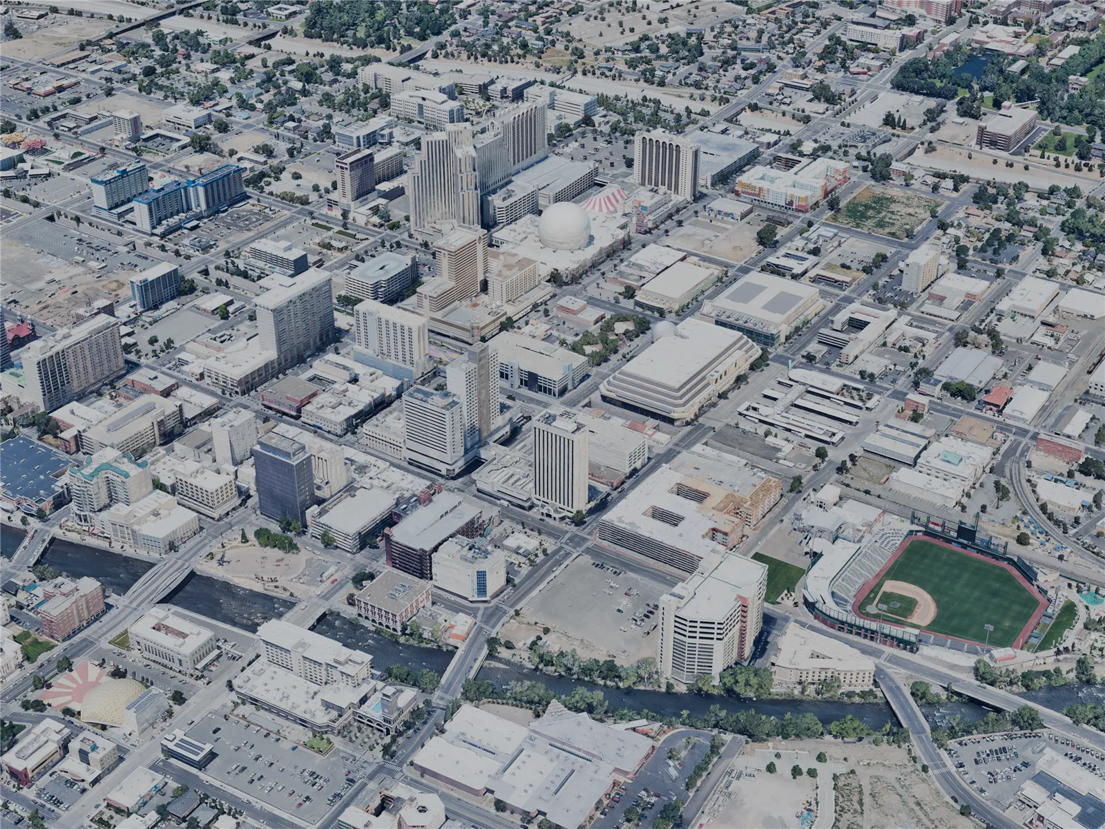 Reno City, USA (2023) 3D Model main preview