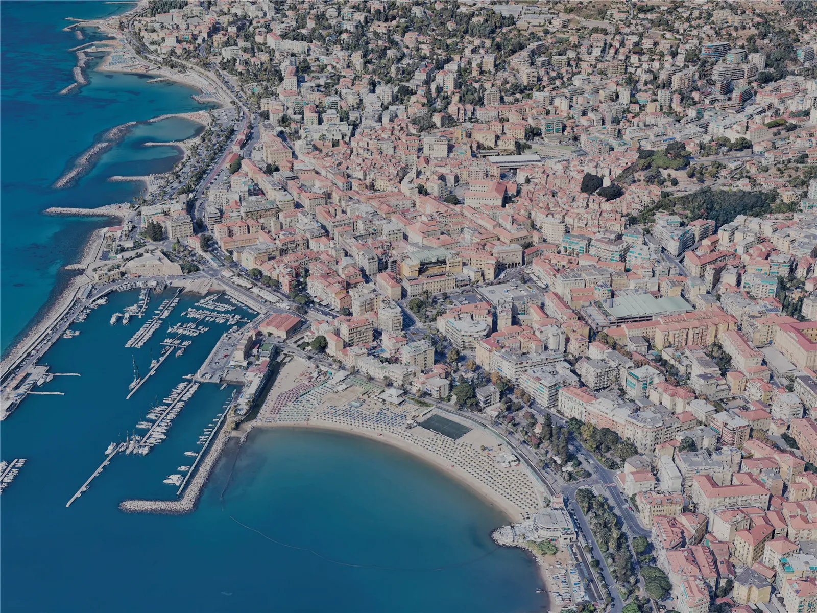 Sanremo City, Italy (2023) 3D Model main preview