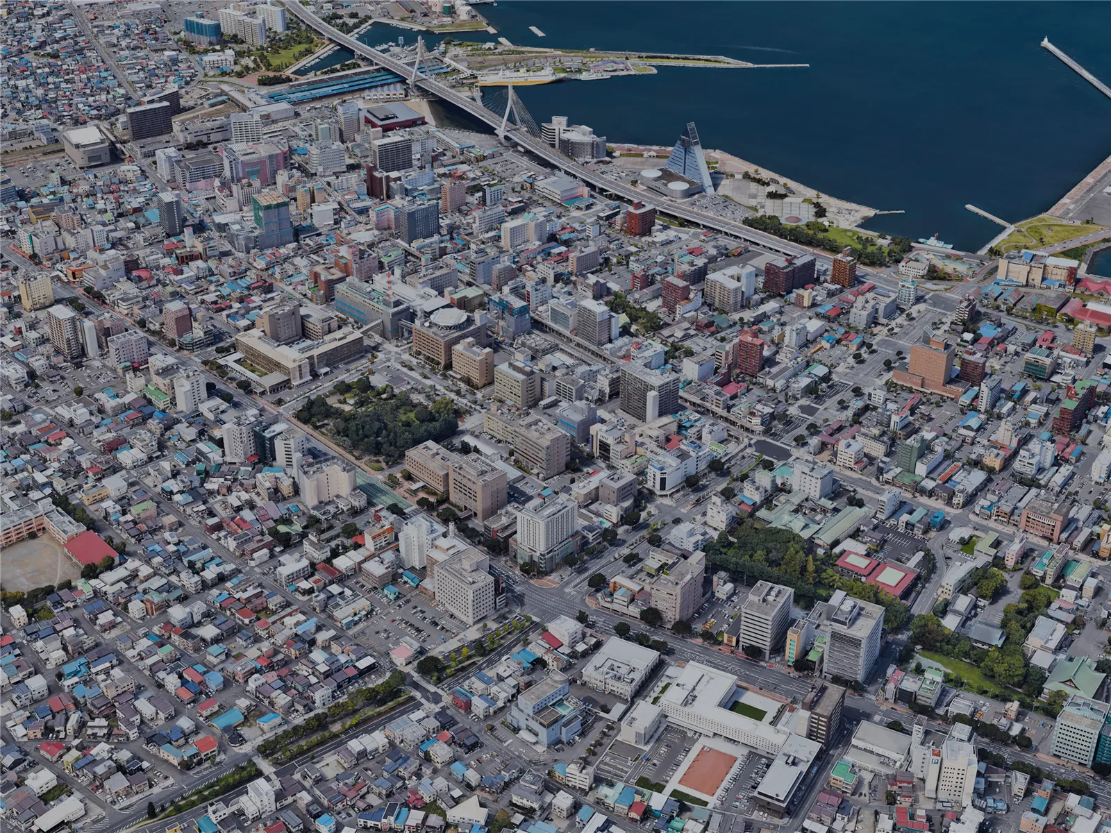 Aomori City, Japan (2023) 3D Model main preview