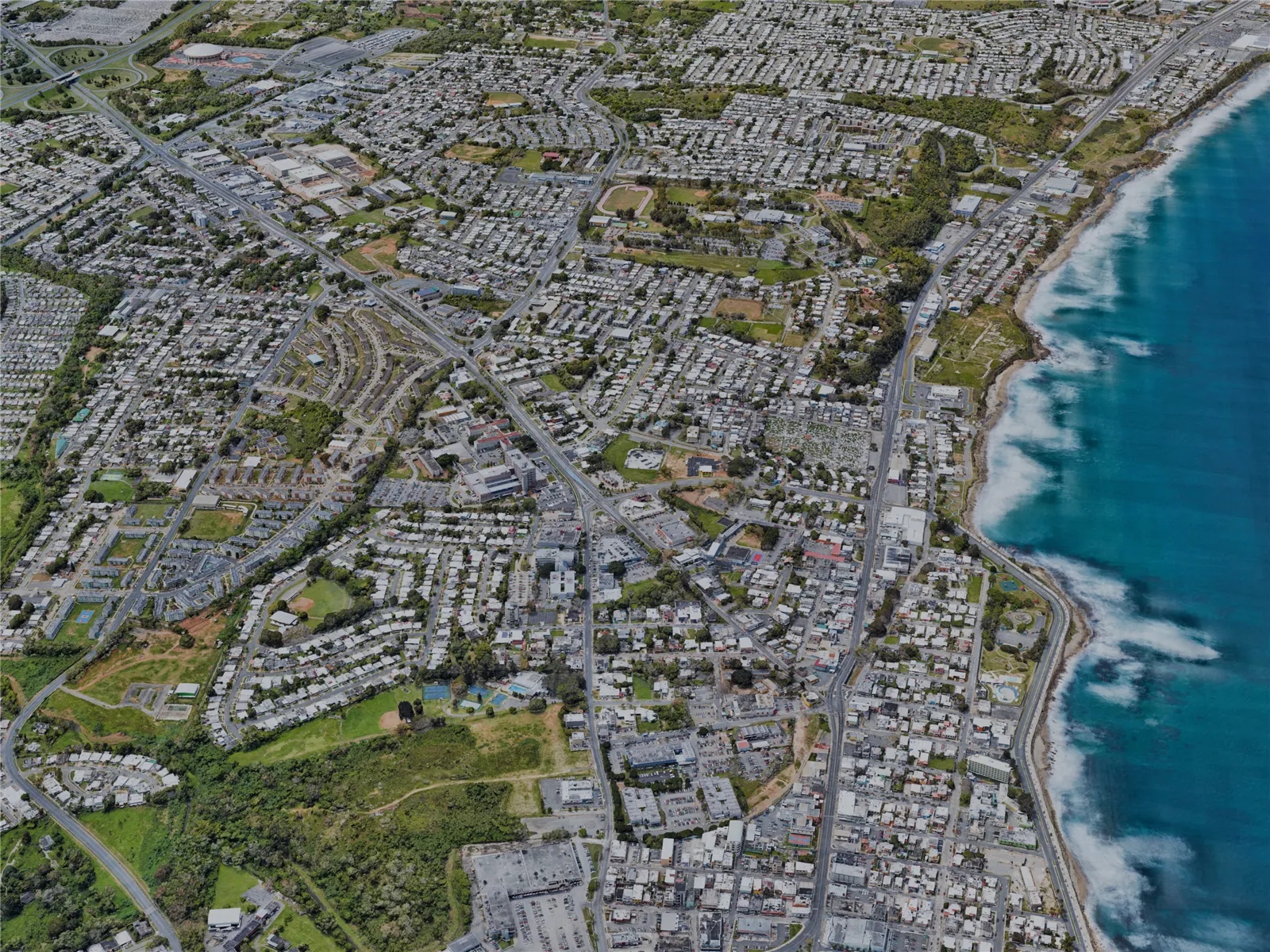 Arecibo City, Puerto Rico (2022) 3D Model main preview