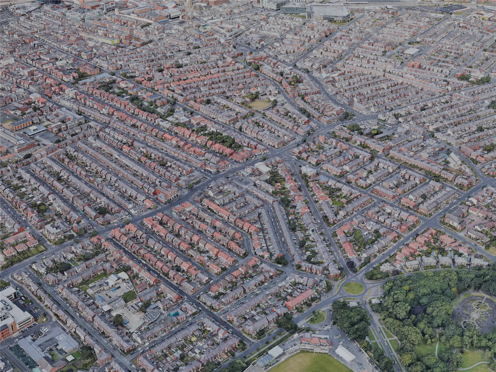 Blackpool City, UK (2022) 3D Model main preview