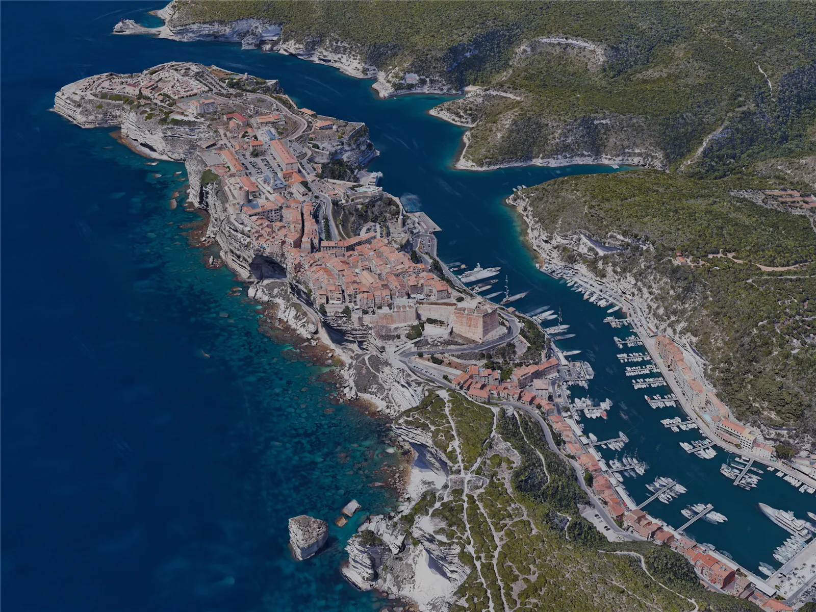 Bonifacio City, France (2022) 3D Model main preview