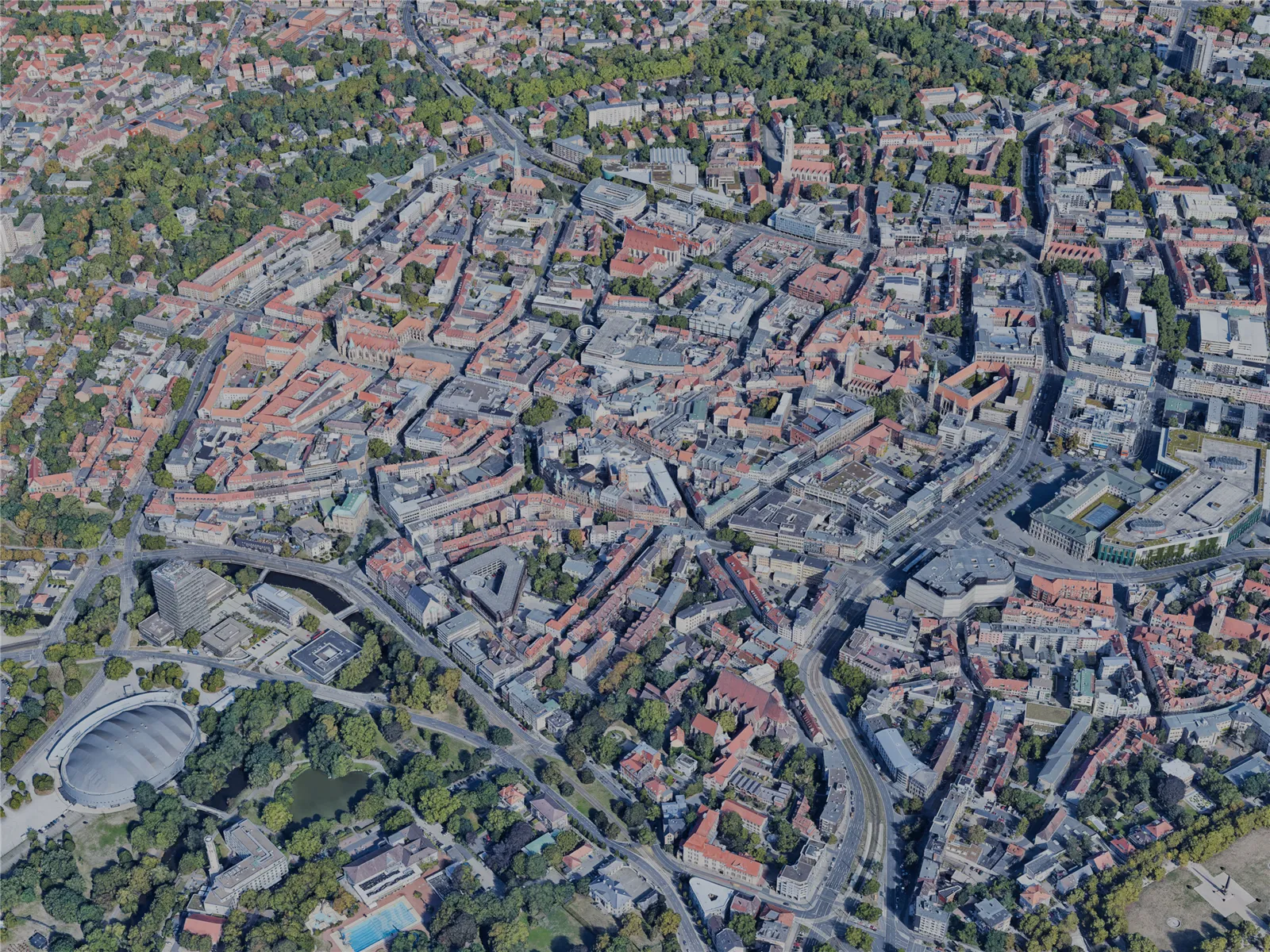 Braunschweig City, Germany (2022) 3D Model main preview
