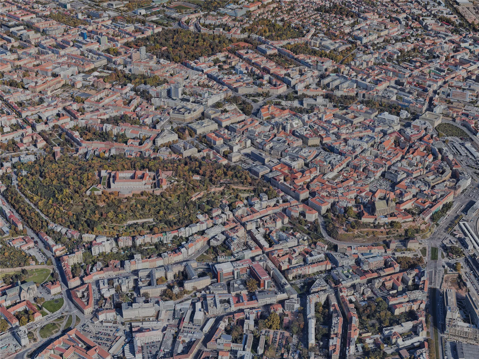 Brno City, Czechia (2023) 3D Model main preview