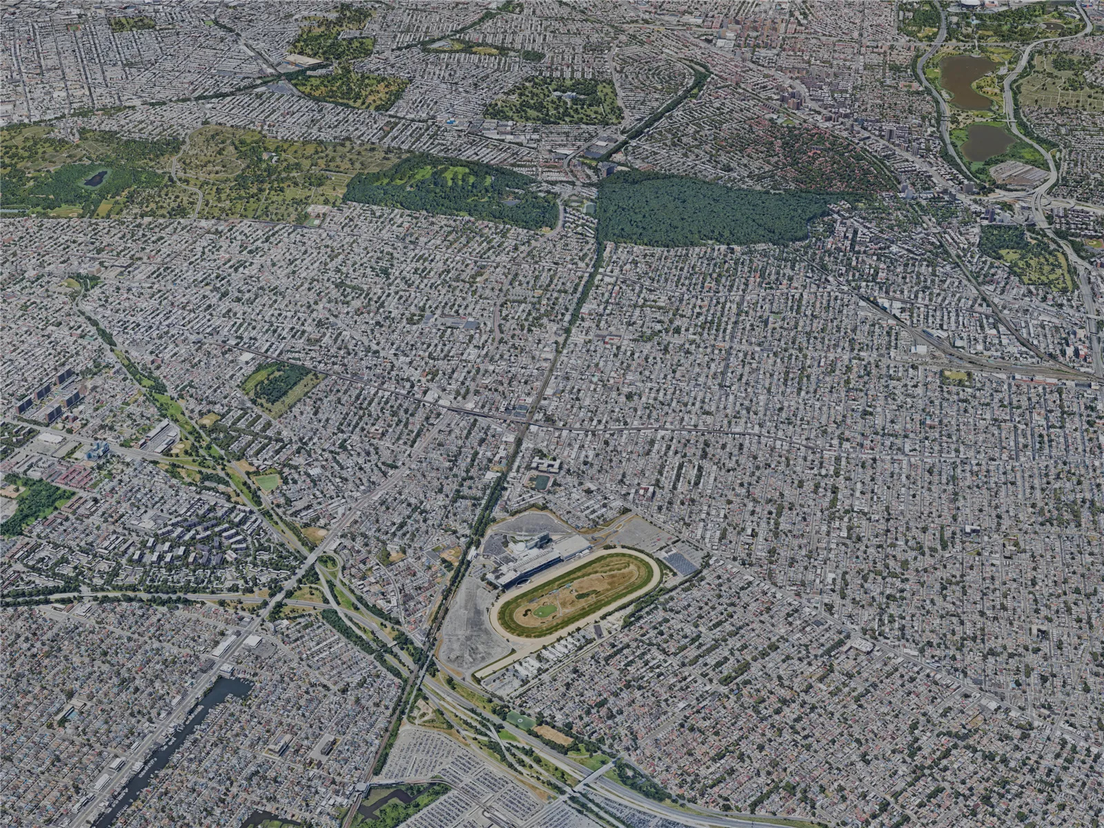 New York City, Queens, USA (2022) 3D Model main preview