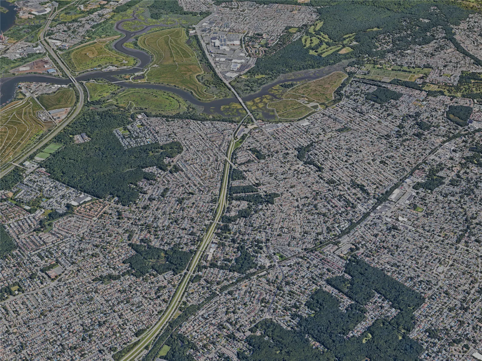 New York City, Staten Island, USA (2022) 3D Model main preview