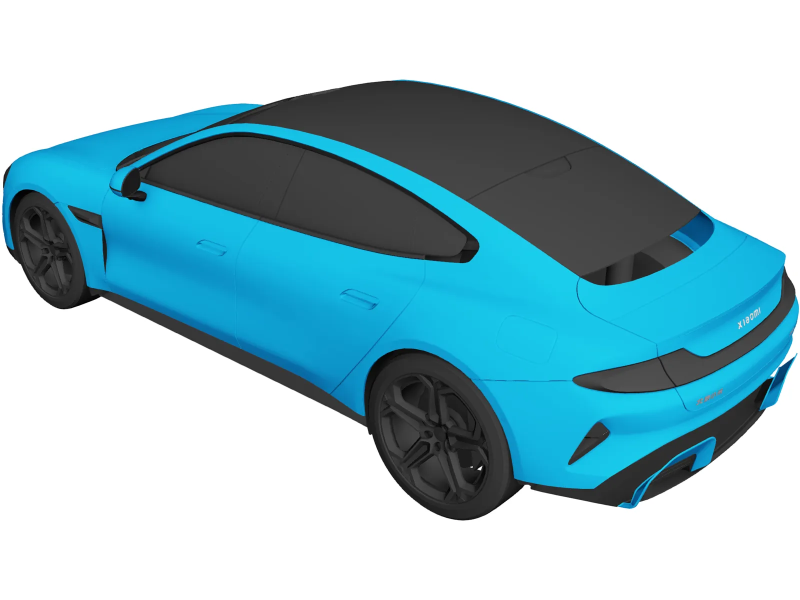 Xiaomi SU7 3D Model main preview