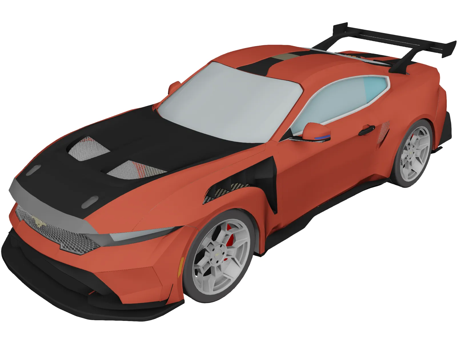 Ford Mustang (2025) 3D Model main preview