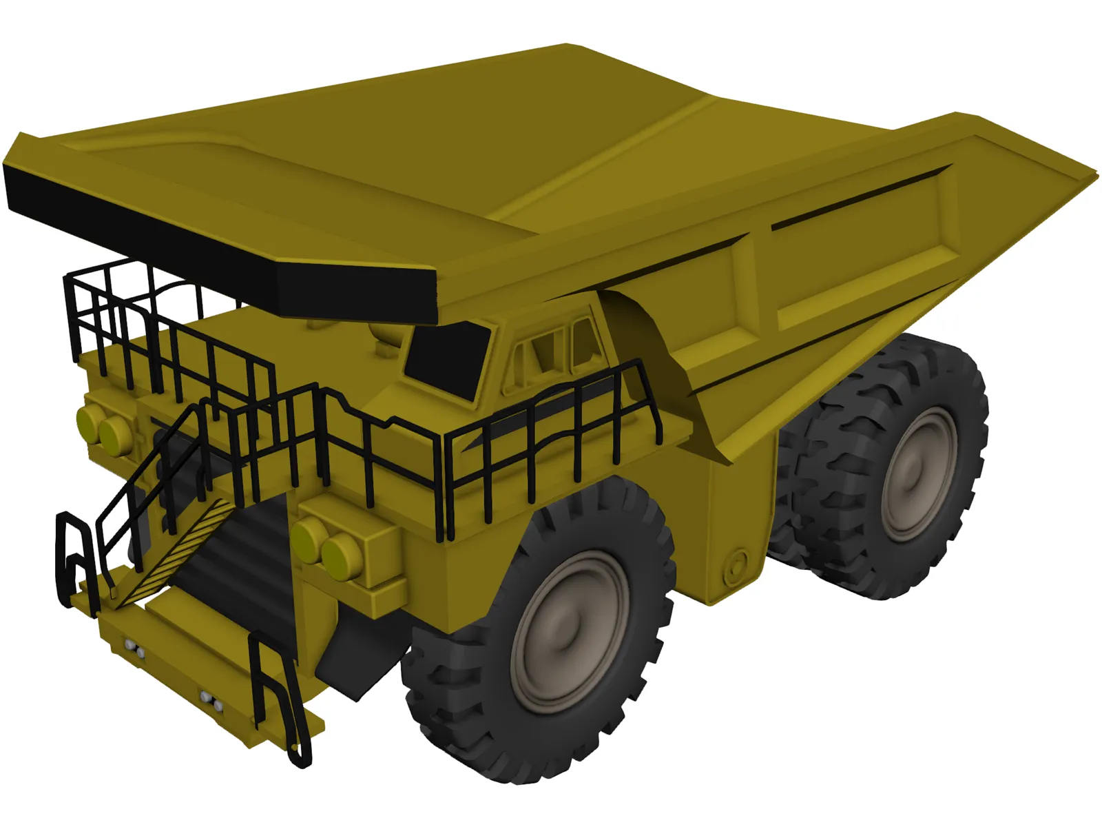 CAT 795 3D Model main preview