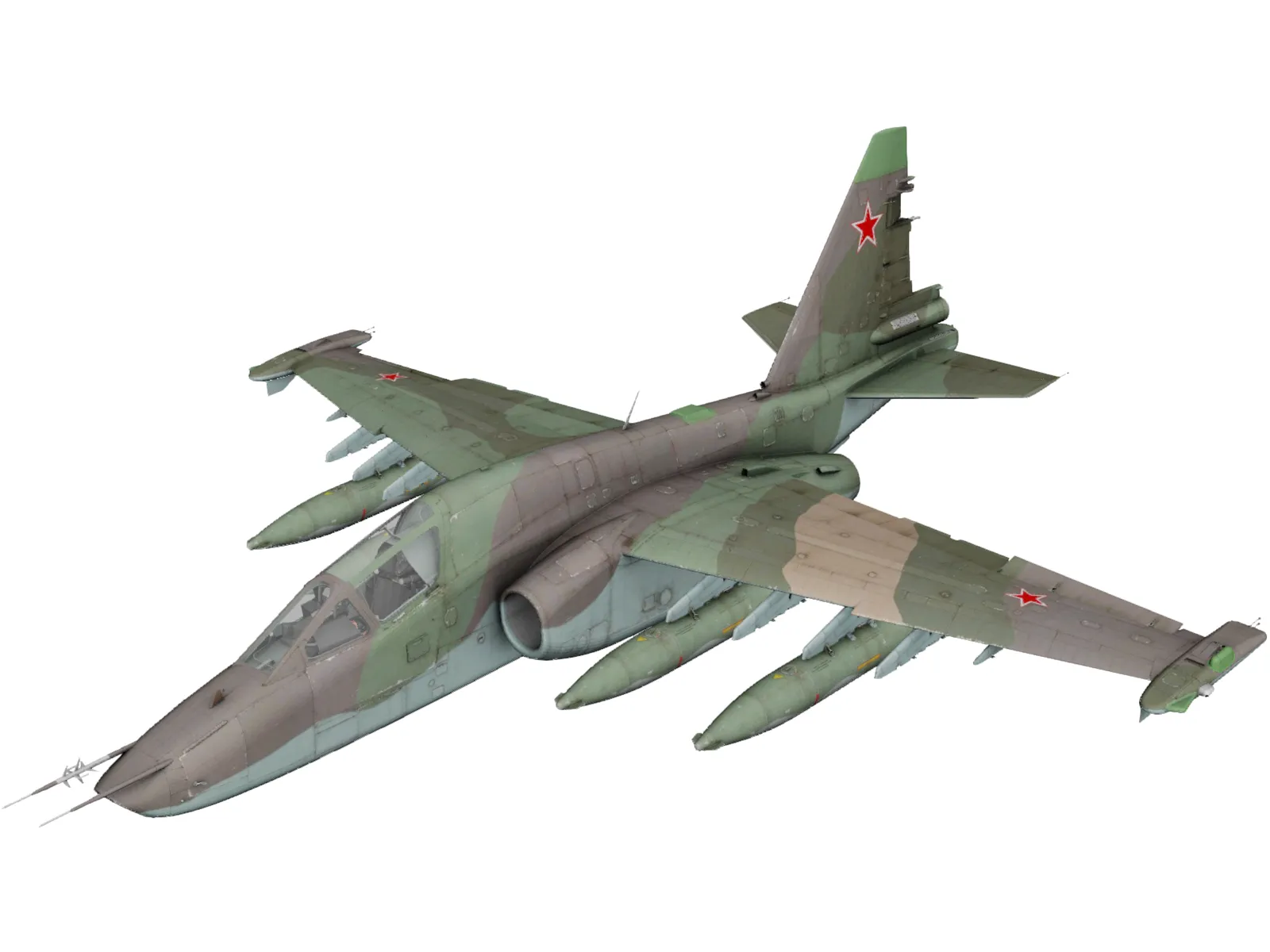 Sukhoi Su-25 Frogfoot 3D Model main preview