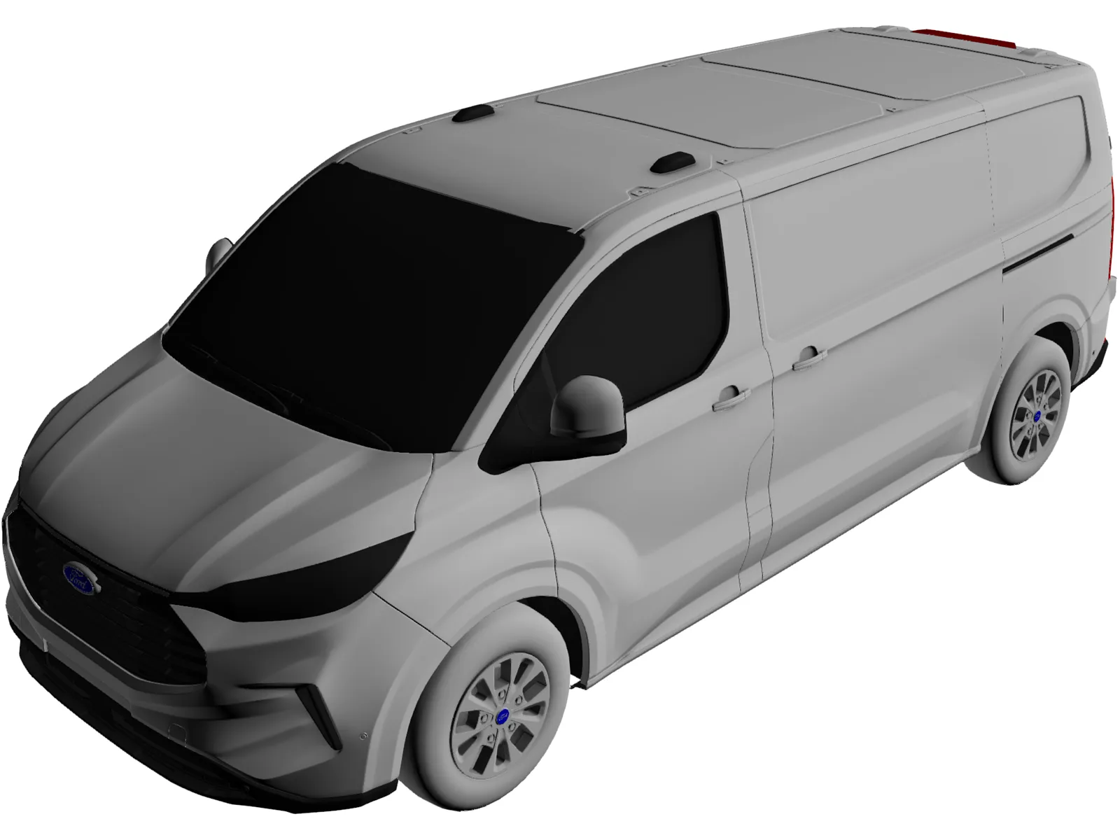 Ford Transit Custom Trend (2024) 3D Model main preview