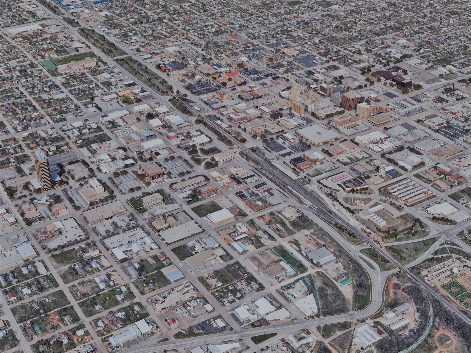Abilene City, TX, USA (2023) 3D Model main preview