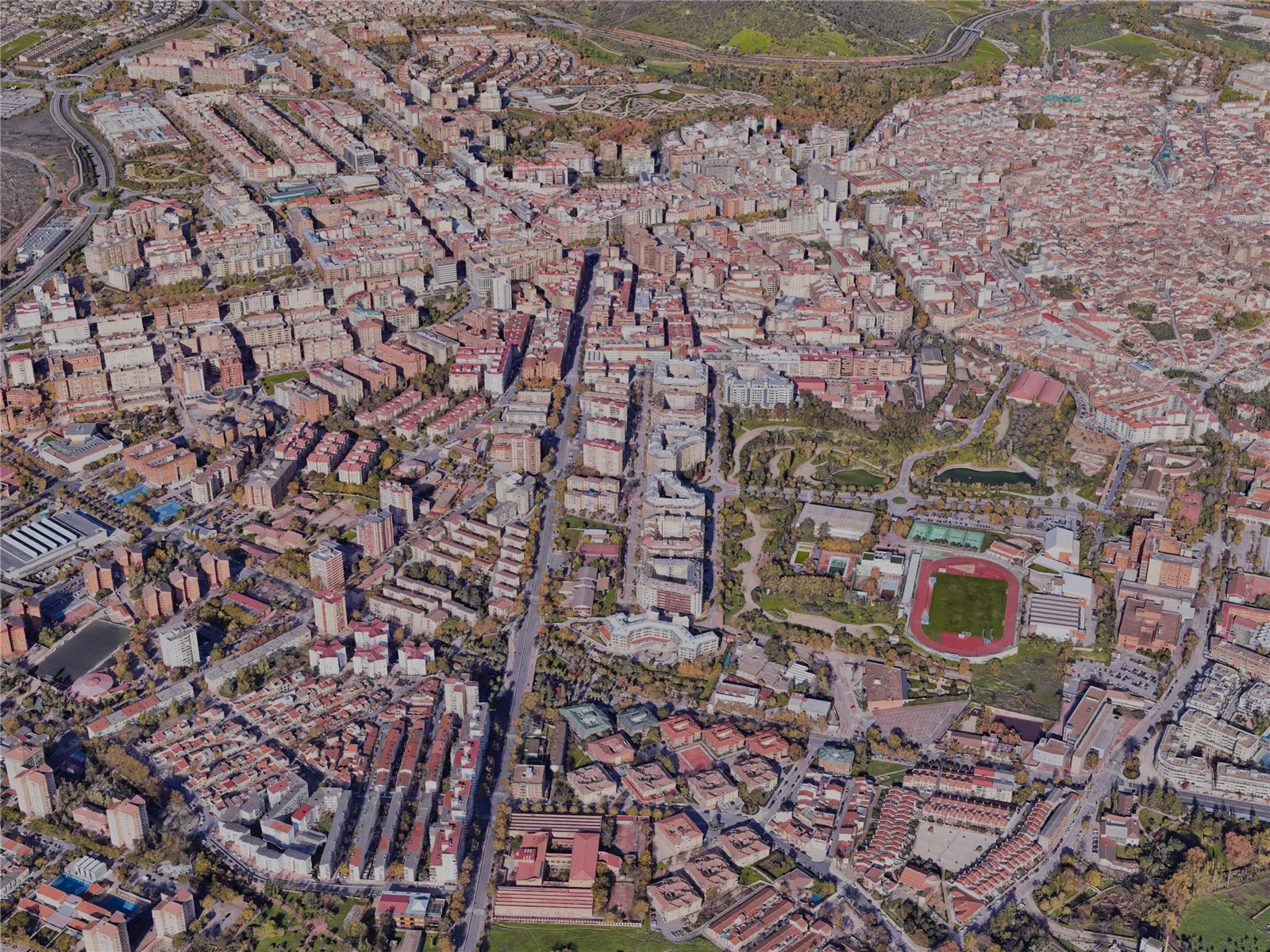 Caceres City, Spain (2023) 3D Model main preview