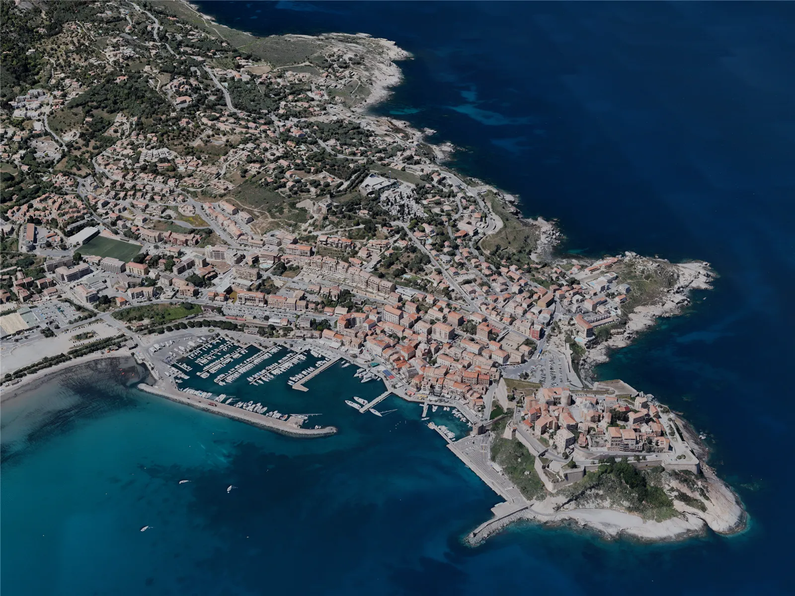Calvi City, France (2023) 3D Model main preview