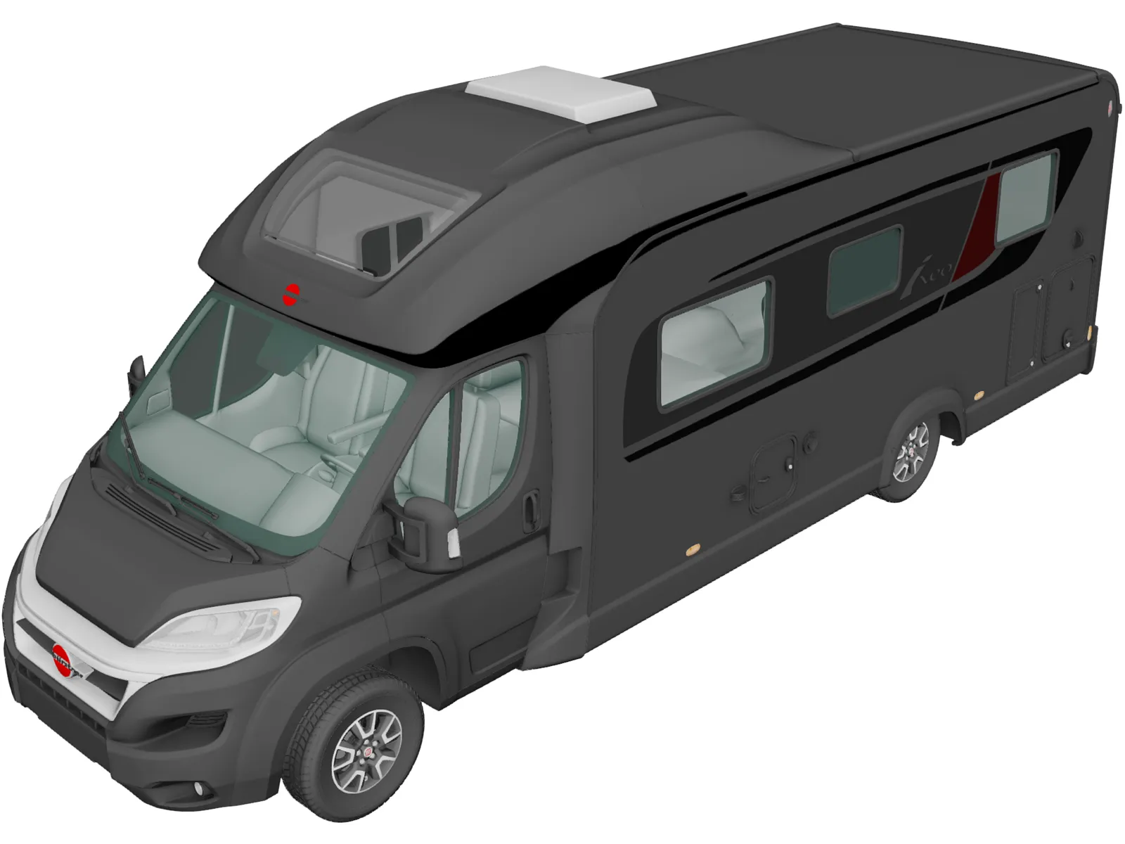 Burstner Ixeo IT 734 G (2016) 3D Model main preview