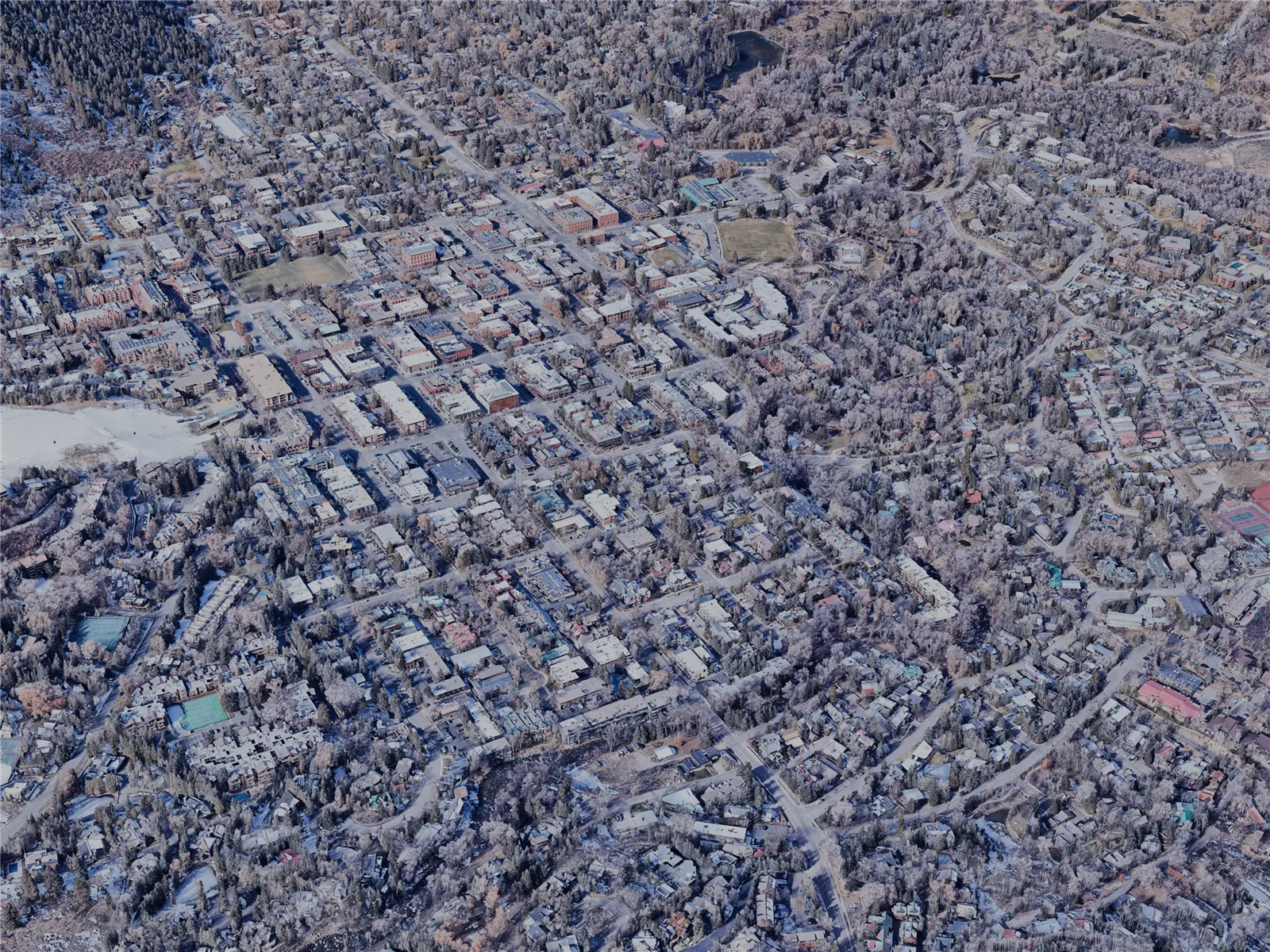 Aspen City, CO, USA (2022) 3D Model main preview