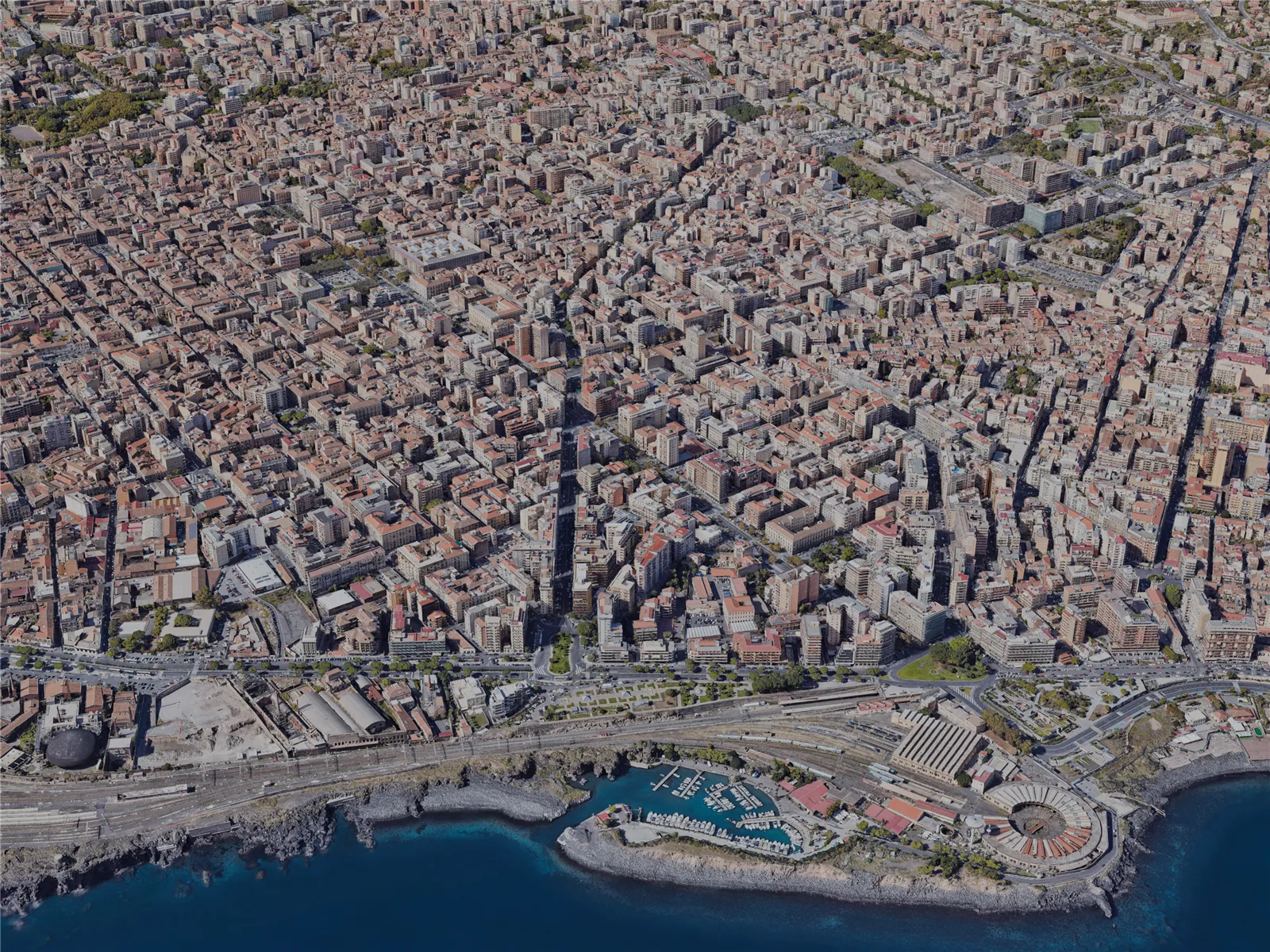 Catania City, Italy (2023) 3D Model main preview