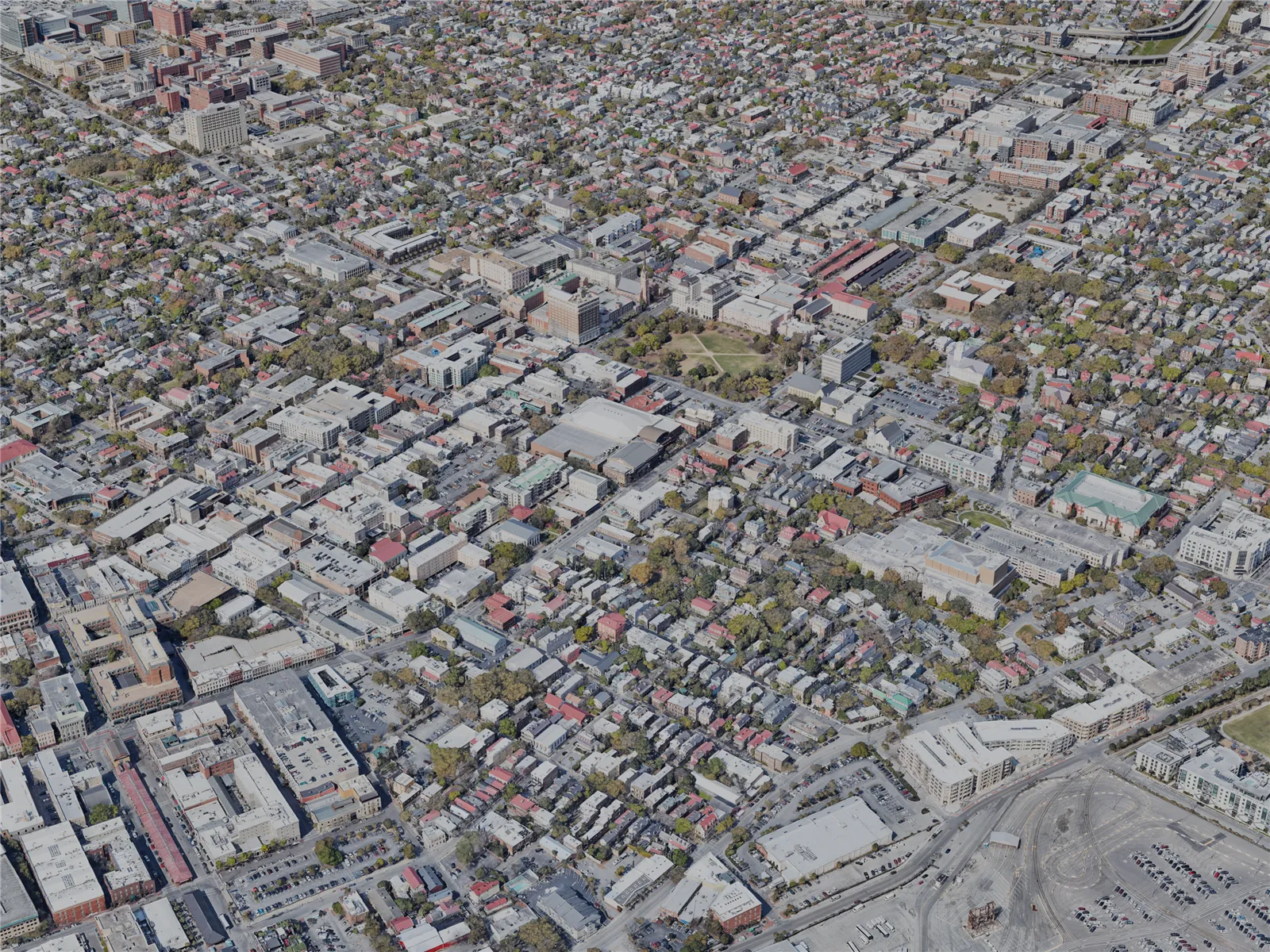 Charleston City, SC, USA (2023) 3D Model main preview