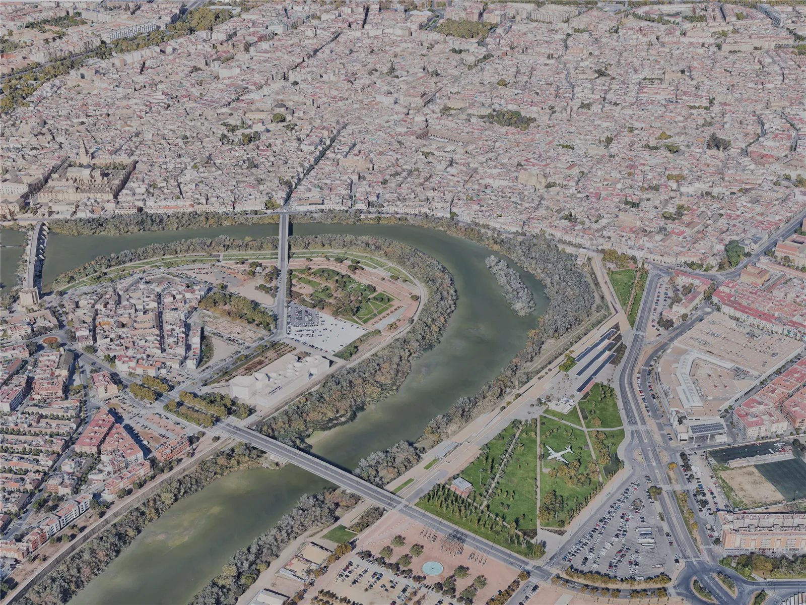 Cordoba City, Spain (2023) 3D Model main preview