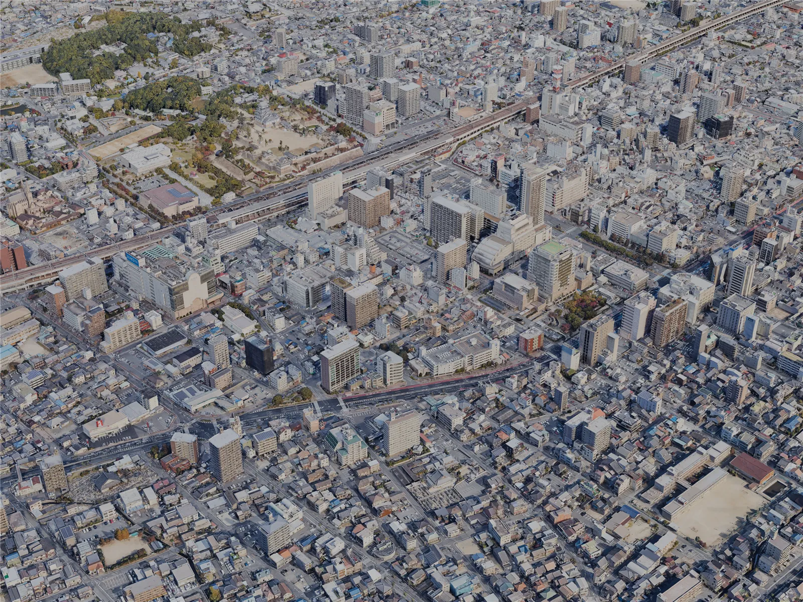 Fukuyama City, Japan (2023) 3D Model main preview