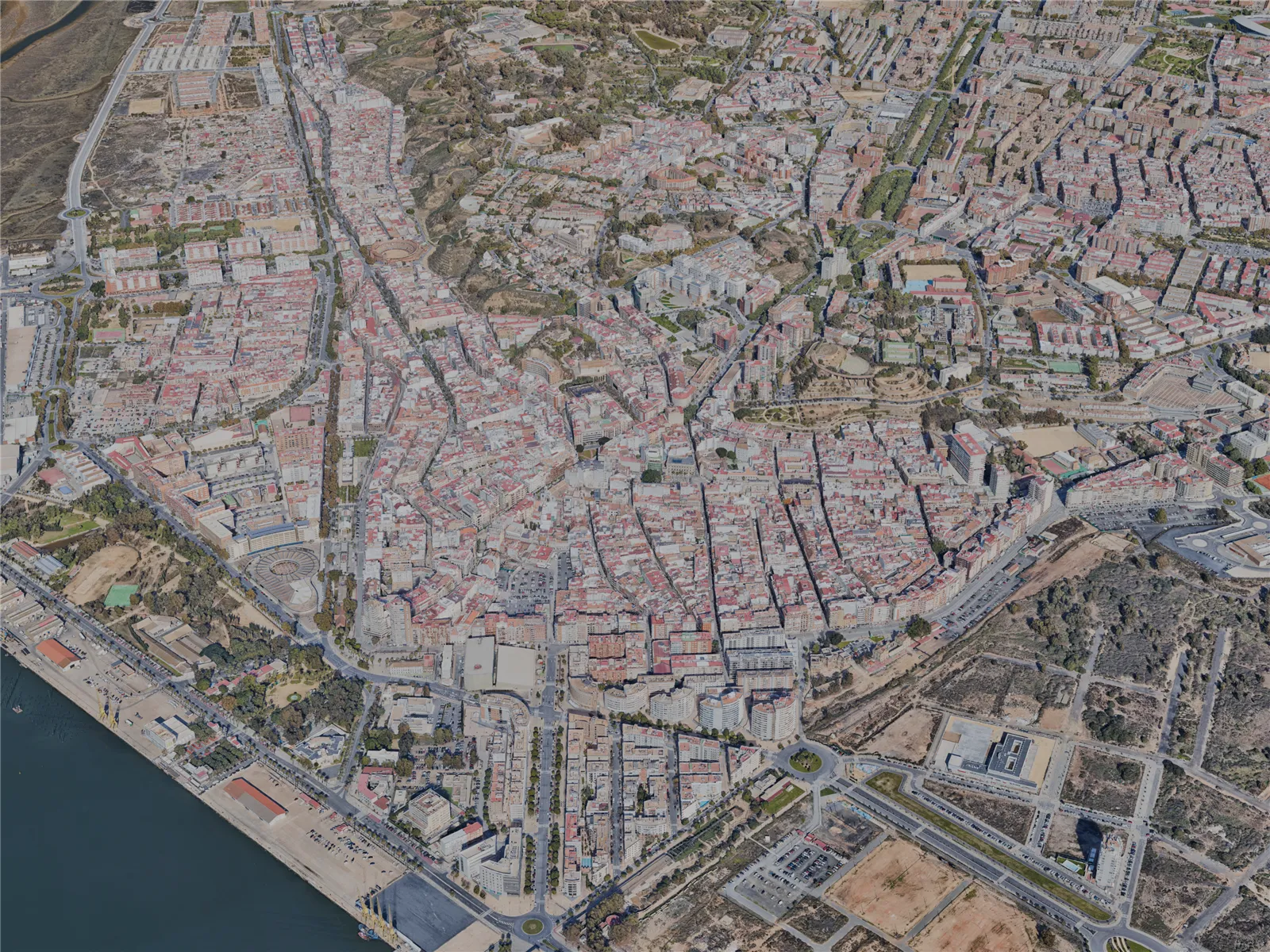 Huelva City, Spain (2023) 3D Model main preview