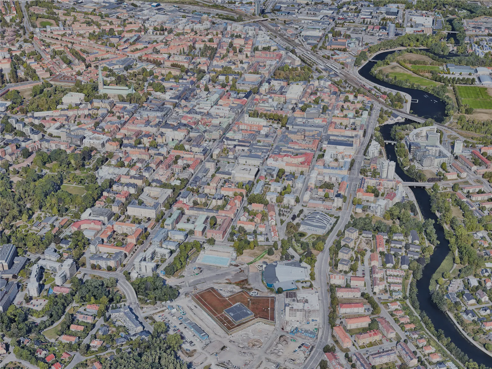 Linkoping City, Sweden (2022) 3D Model main preview