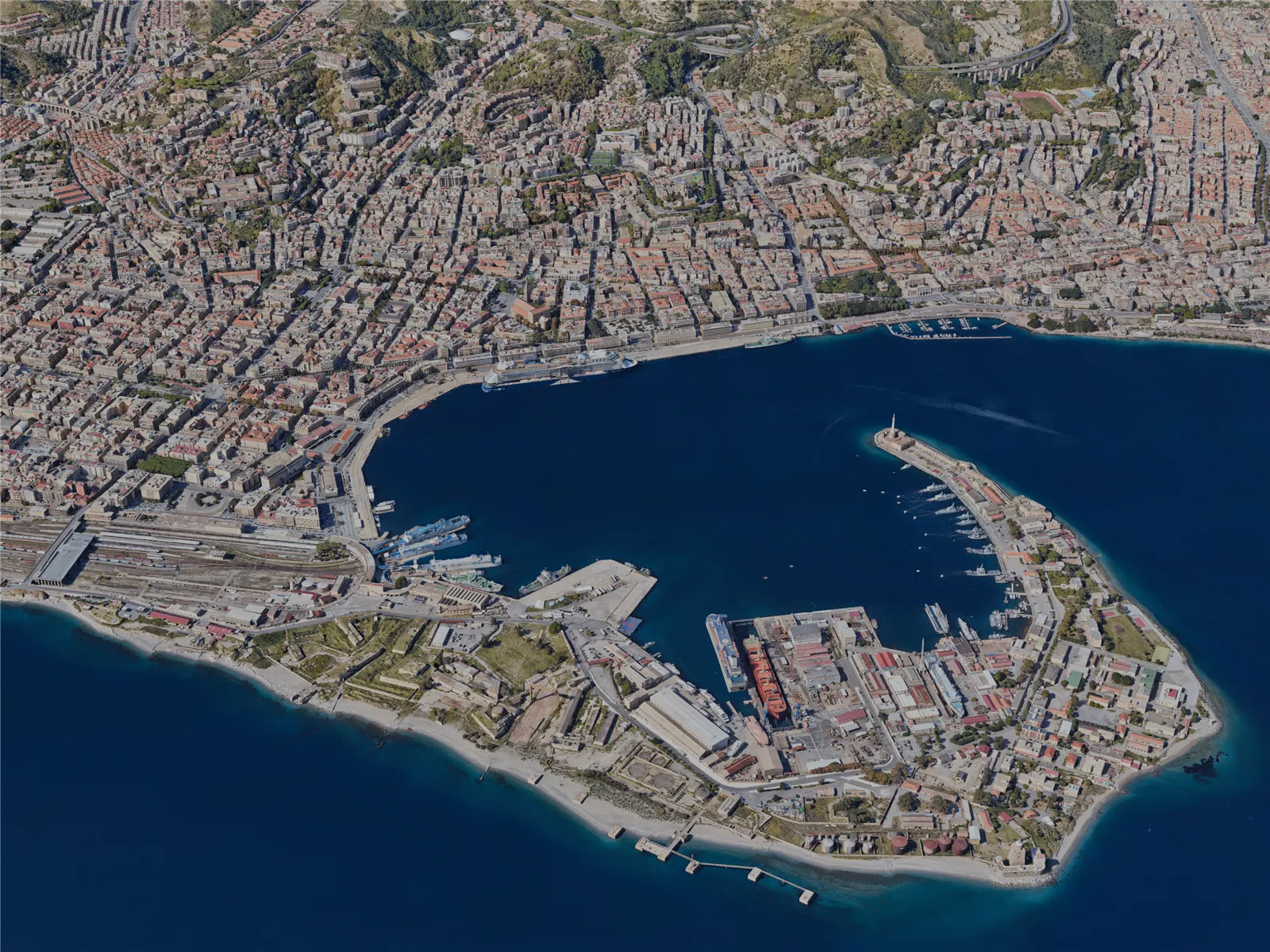 Messina City, Italy (2023) 3D Model main preview